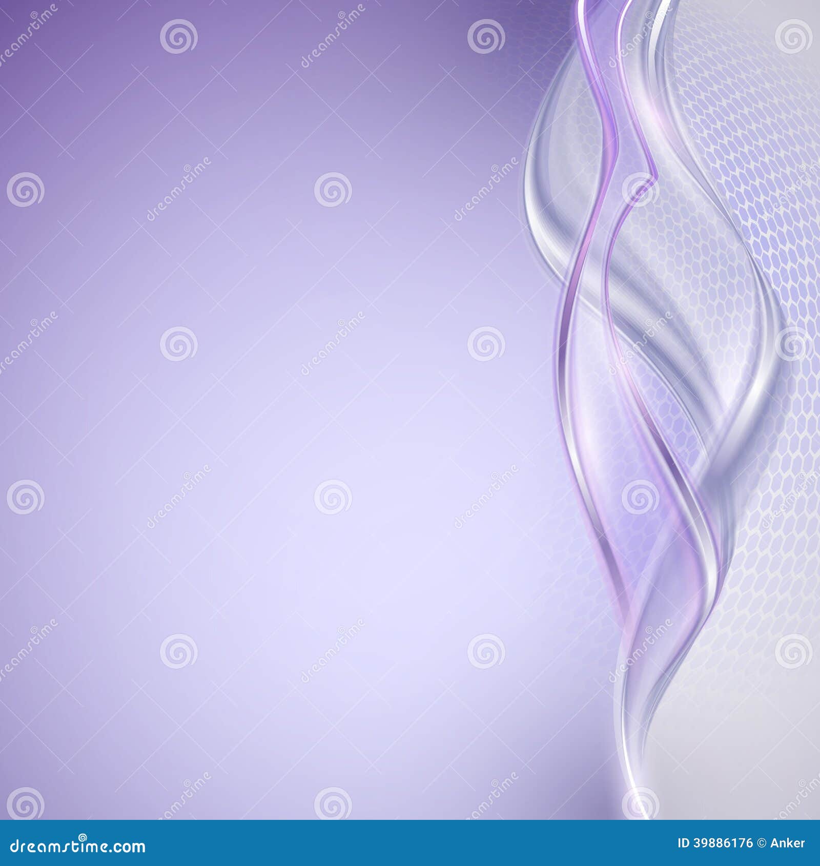 Abstract Purple Wave Background Stock Vector Illustration of template