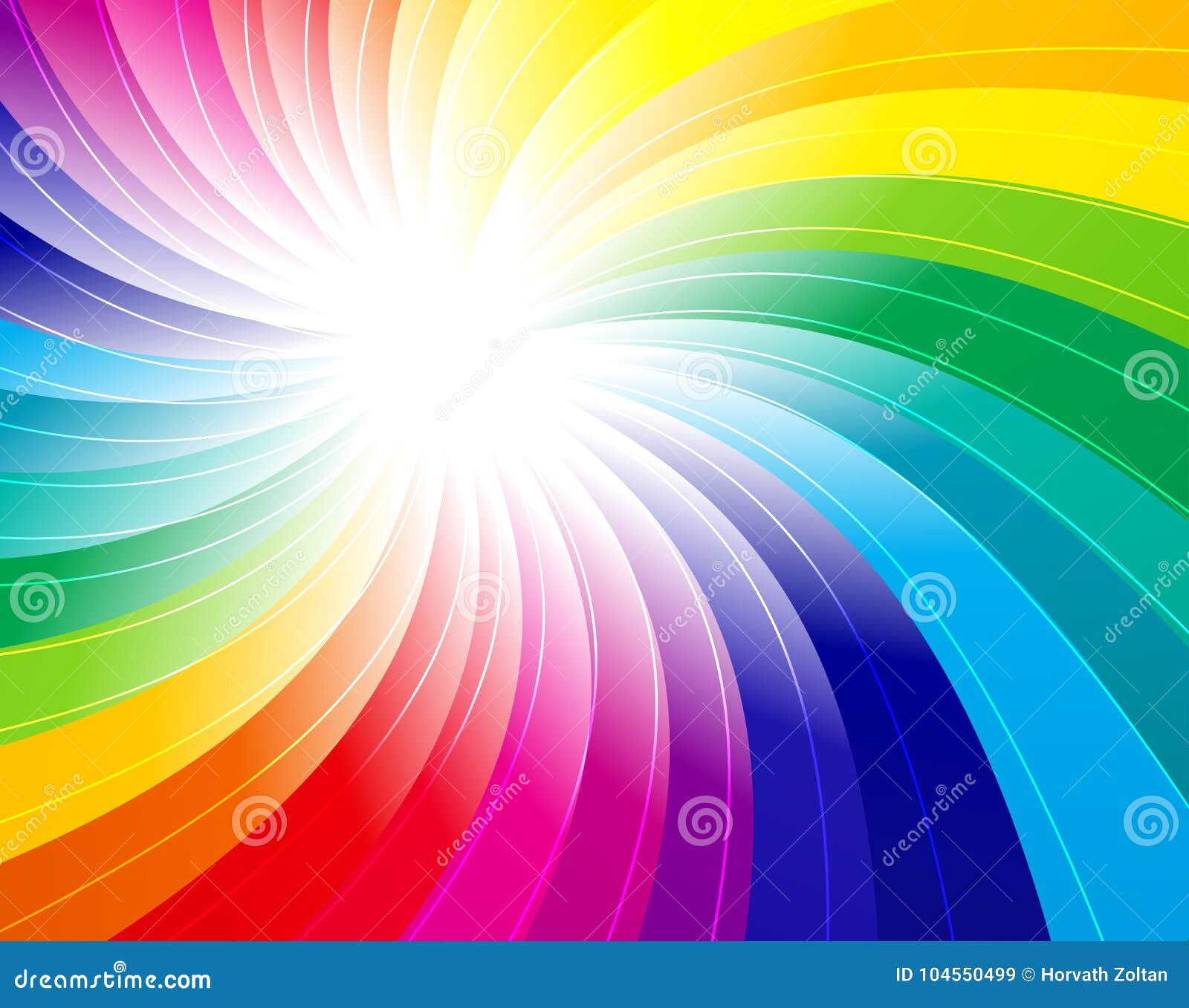 Abstract Rainbow Background Stock Vector - Illustration of disco, background:  104550499