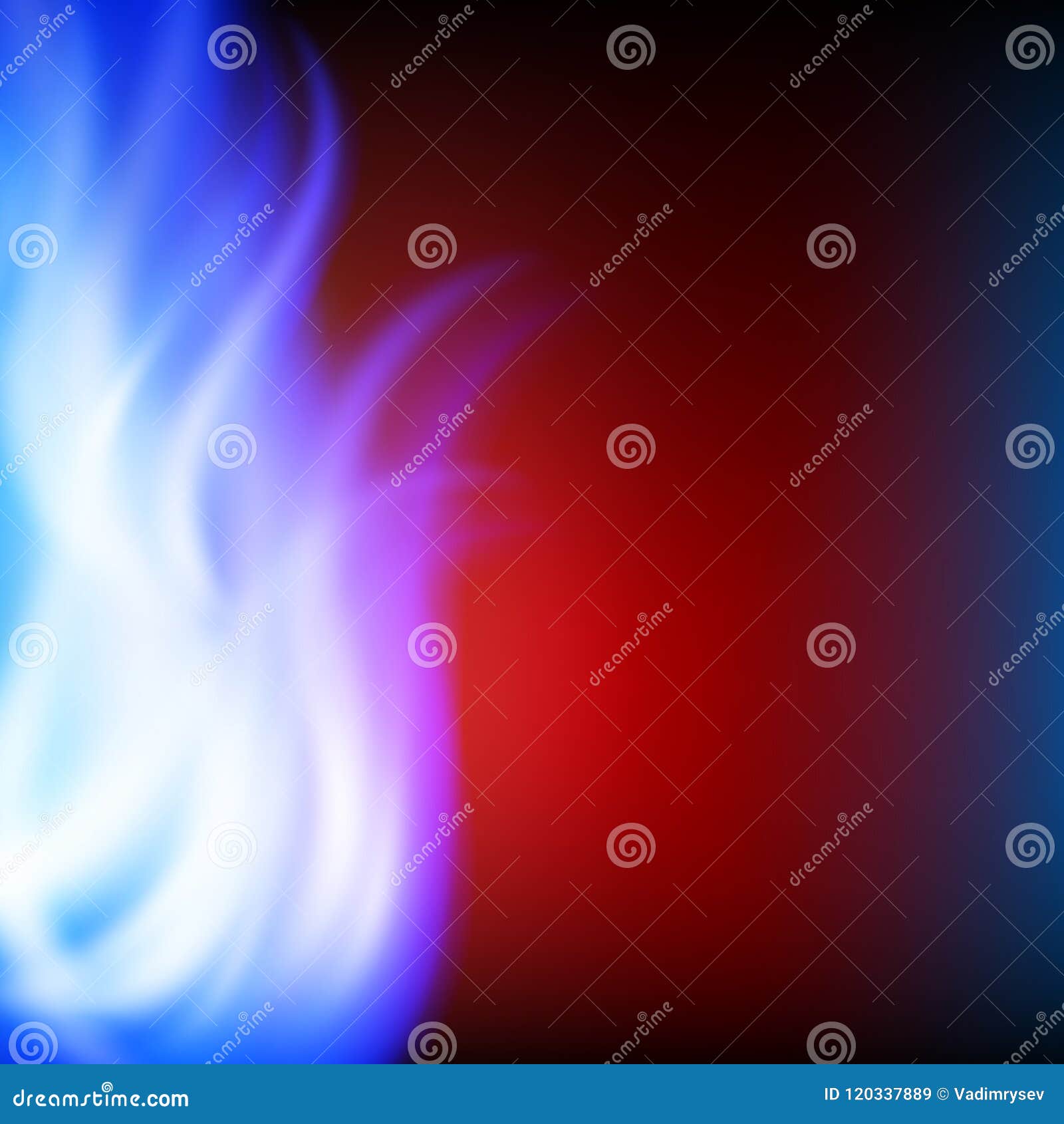 Abstract Rainbow Blue Fire Background Stock Vector Illustration of