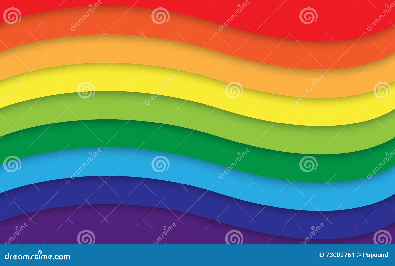 abstract rainbow curve background