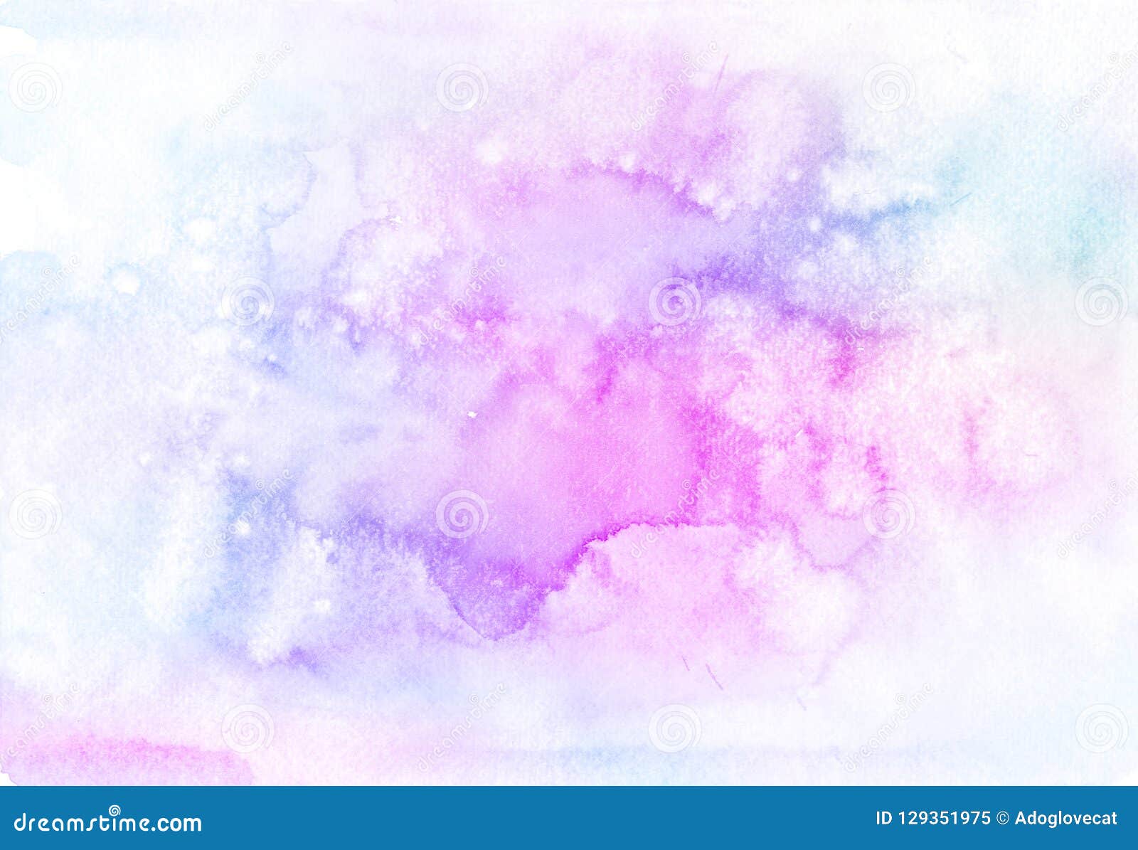 Abstract Rainbow Pastel Watercolor Background. Stock Illustration - Illustration Of Decoration, Holiday: 129351975