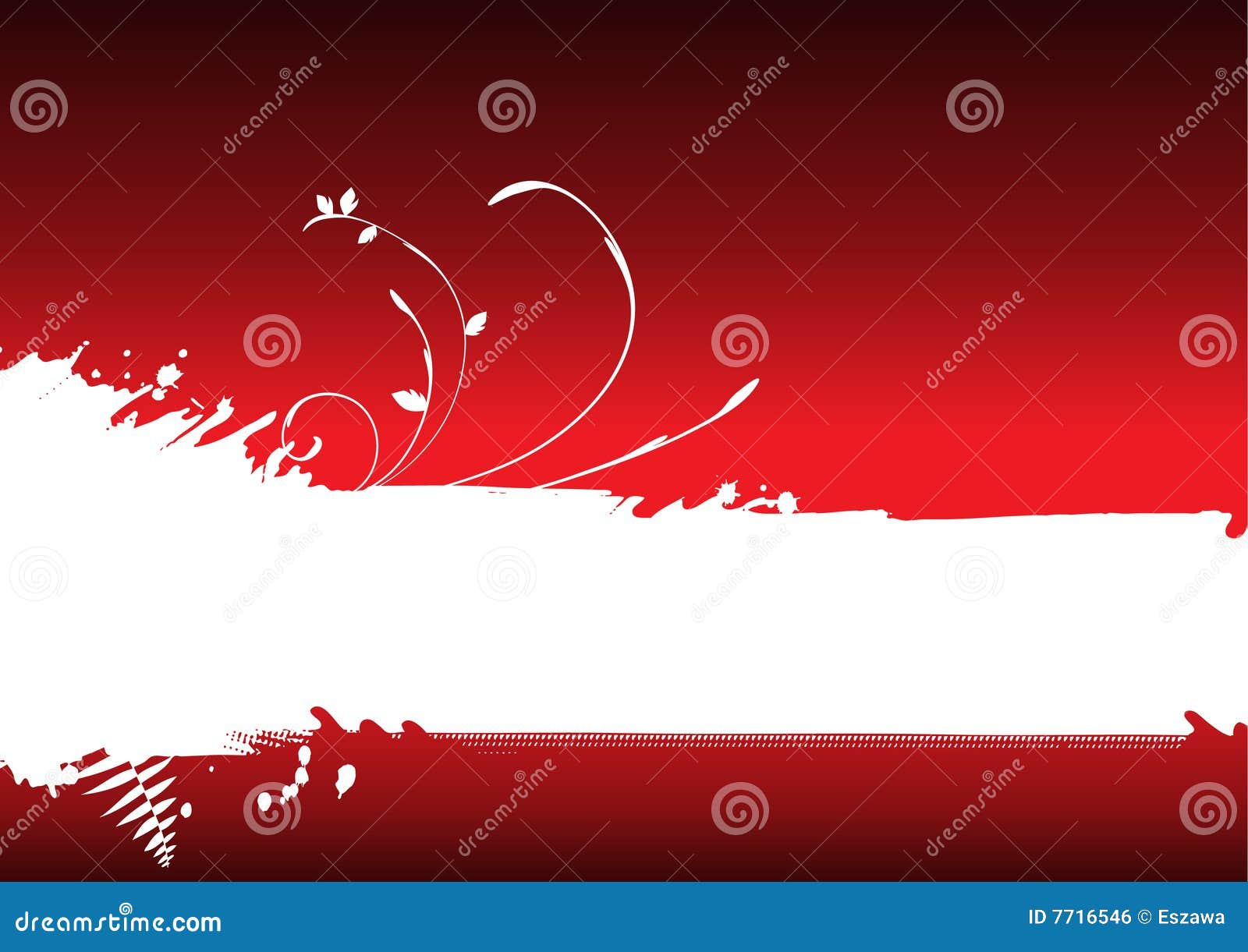 Abstract Red Background Banner Stock Vector 