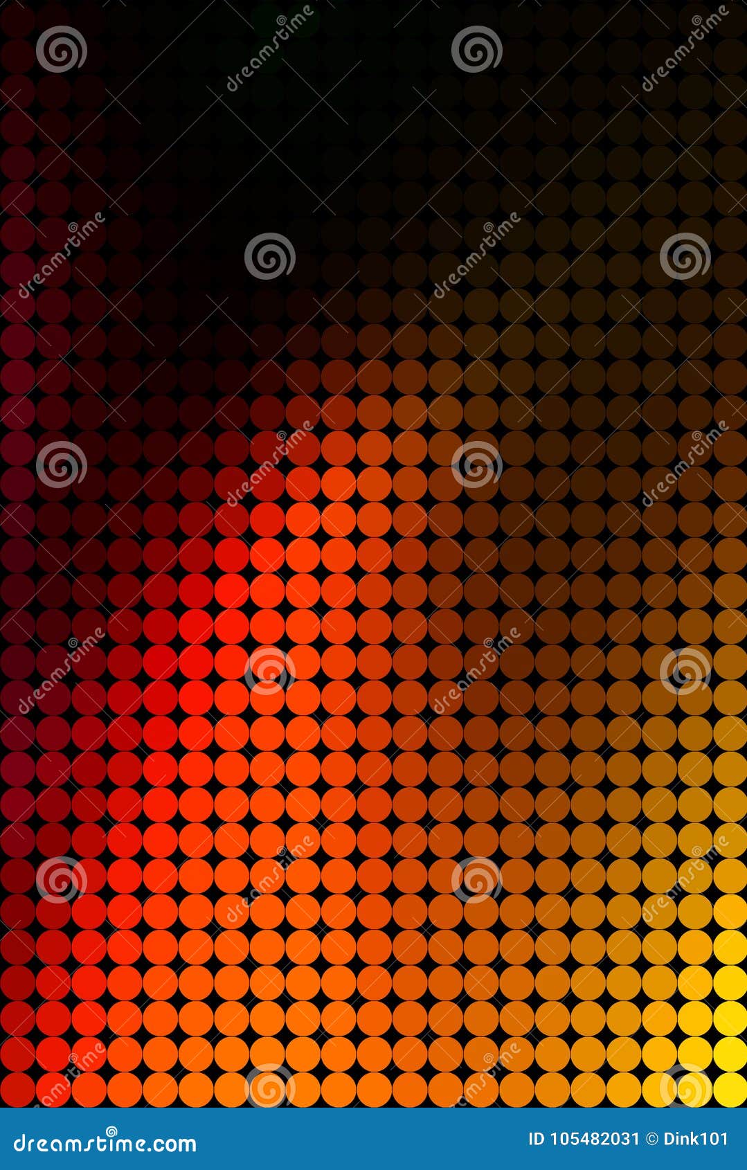 Abstract Red and Black Circle Pattern Stock Illustration Illustration of holiday, orange
