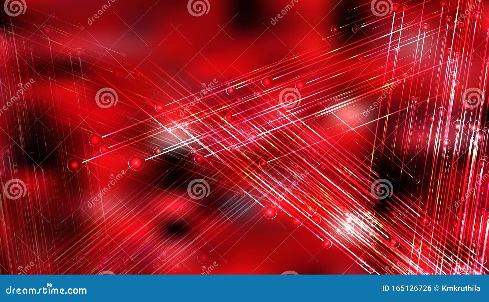 Abstract Red and Black Shiny Crossing Lines Background Image Stock