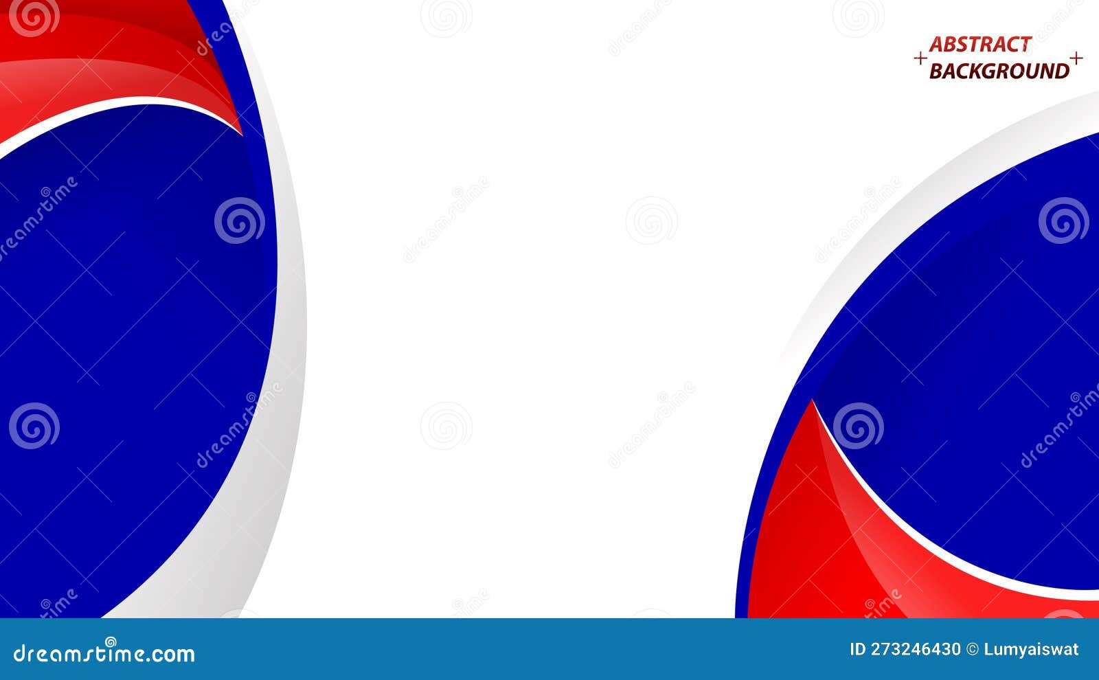 Abstract Red Blue White Background Stock Vector Illustration of card