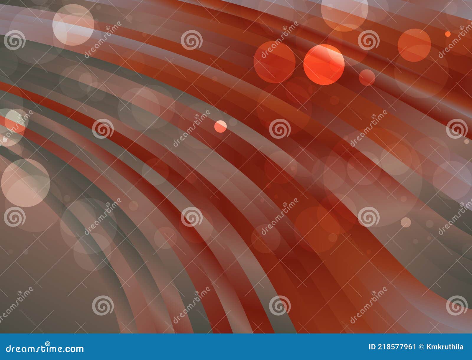 Abstract Red and Brown Gradient Curved Stripes Background Illustrator