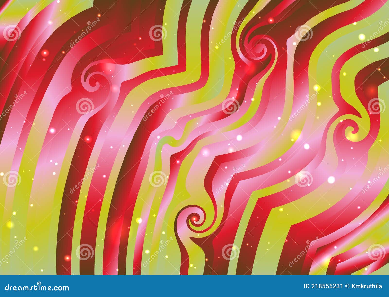 Abstract Red and Green Gradient Background Stock Vector Illustration