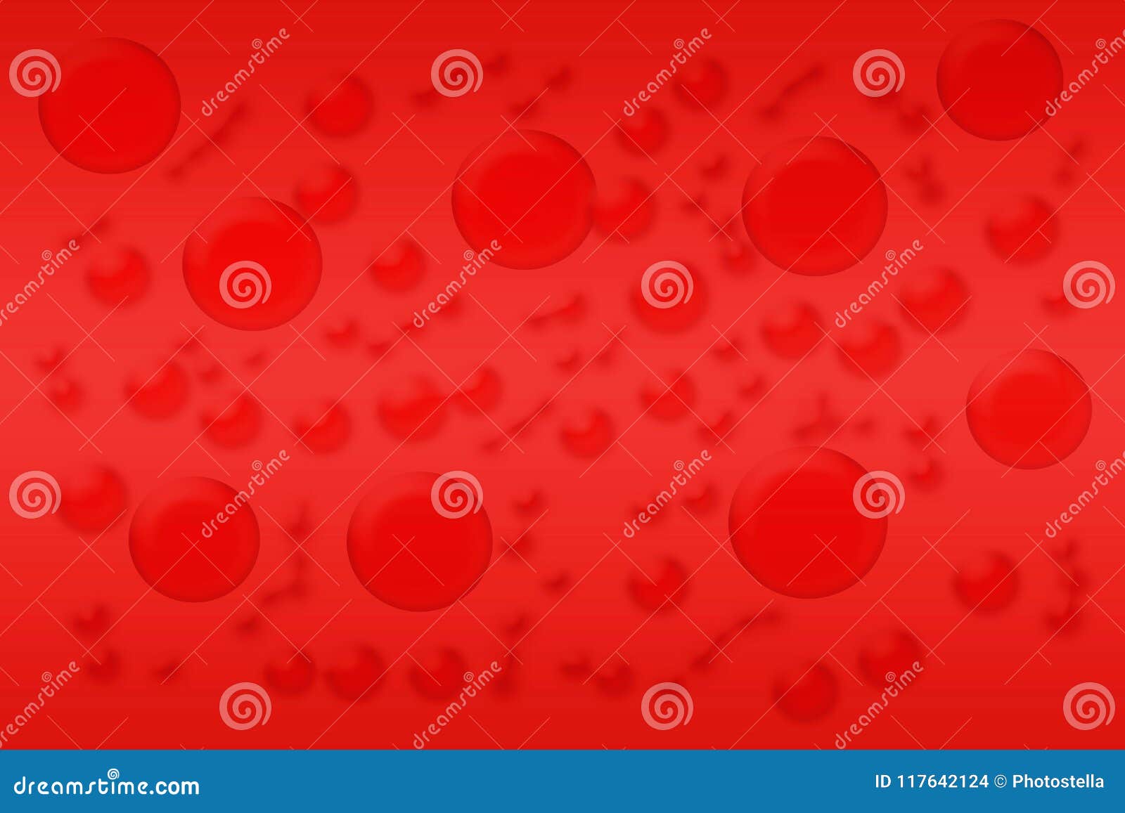 Abstract Red Theme Background with Bubbles Stock Illustration ...