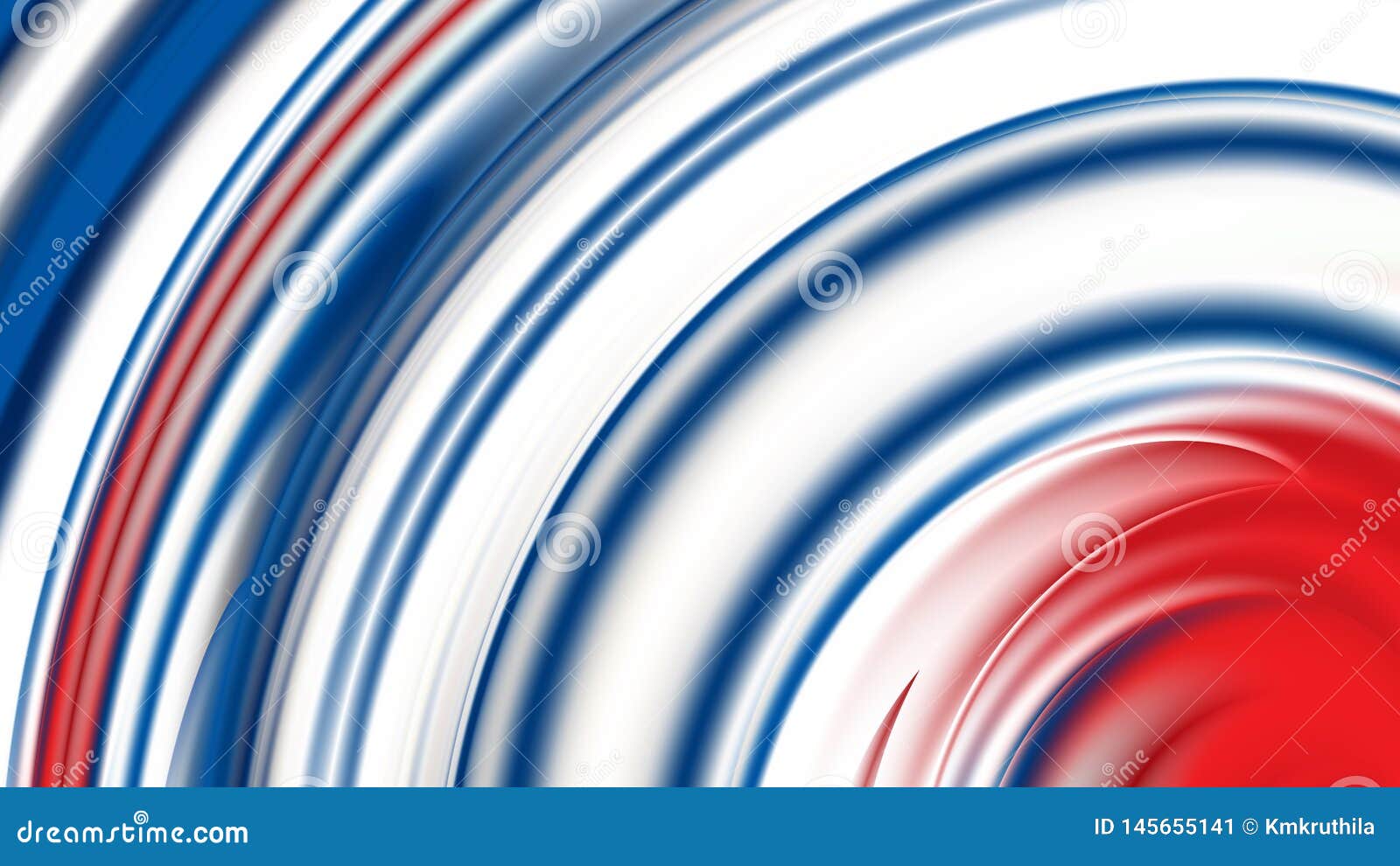 Abstract Red White and Blue Beautiful Elegant Illustration Graphic Art