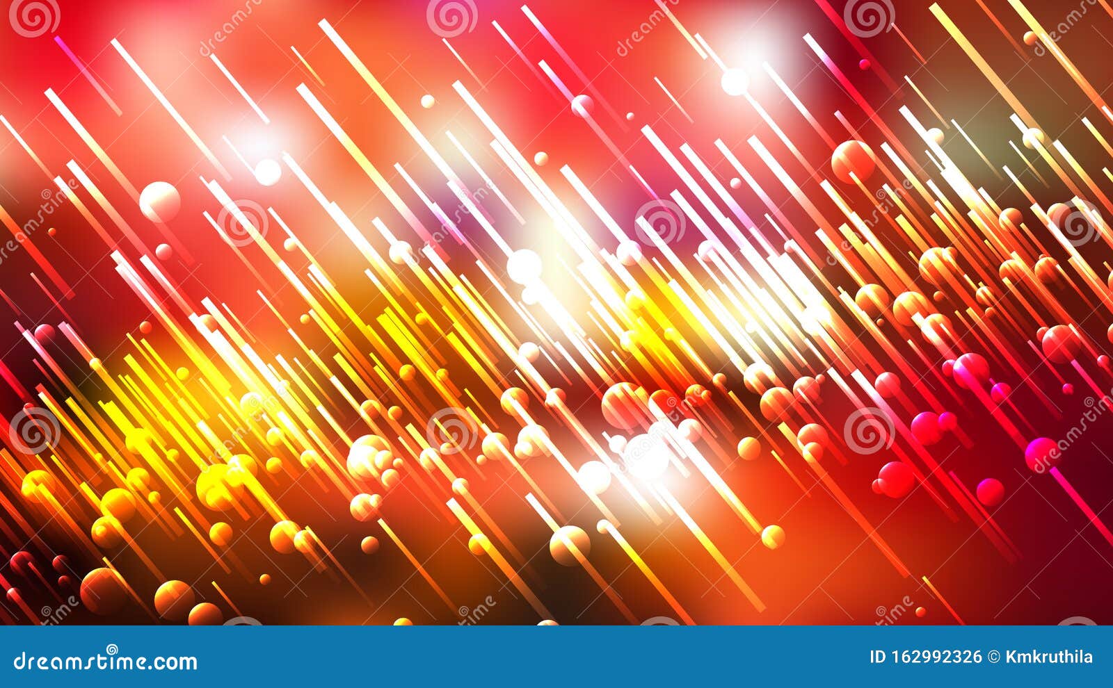 Abstract Red White and Yellow Random Diagonal Lines Background Design