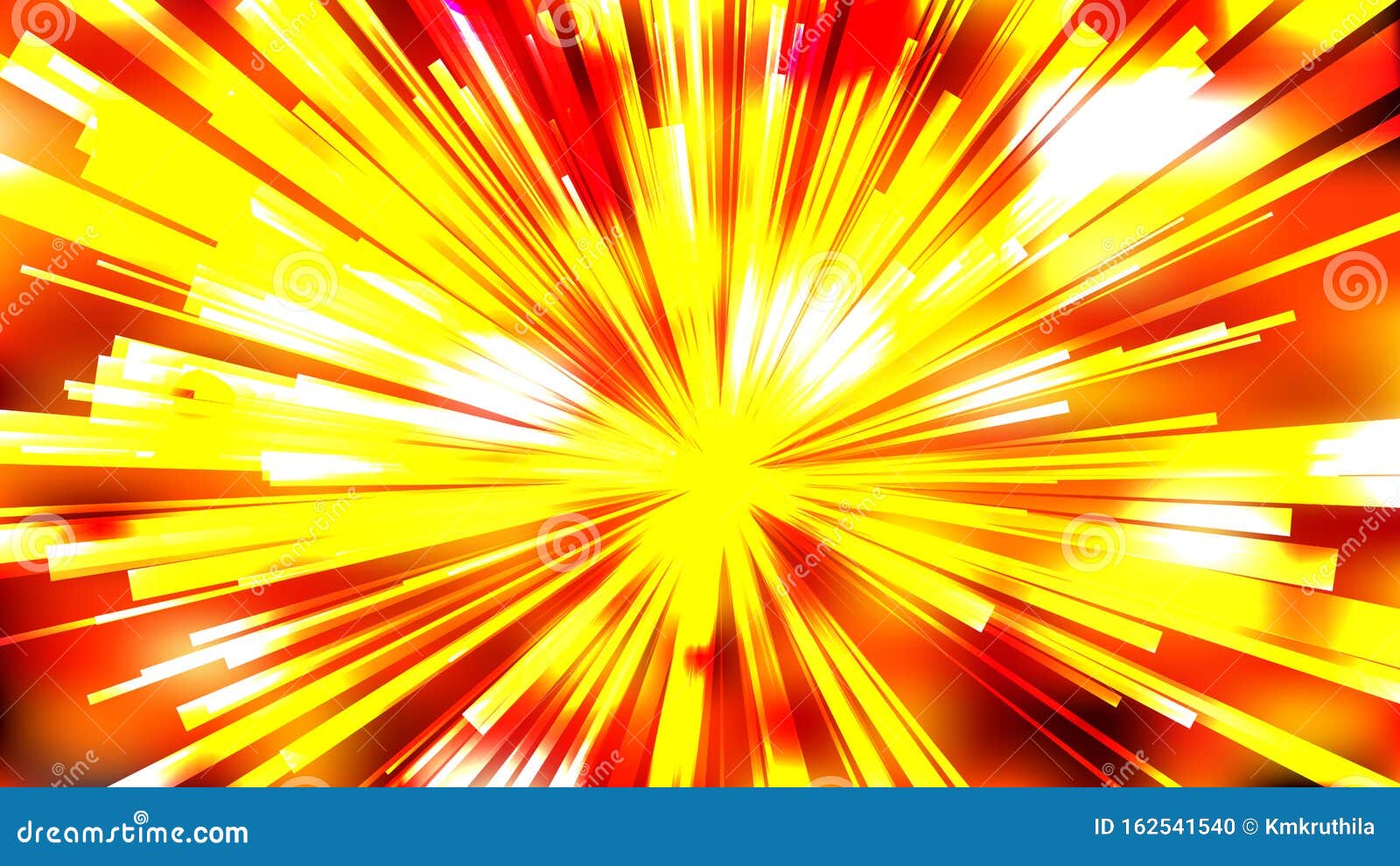 Abstract Red White and Yellow Rays Background Stock Vector - Illustration  of motion, shapes: 162541540
