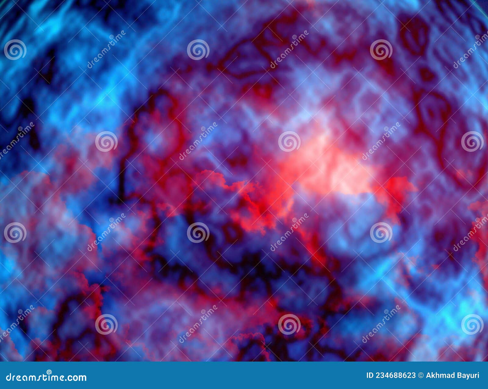Abstract Reddish Blue Cloud Stock Image Image of effect, cloud 234688623