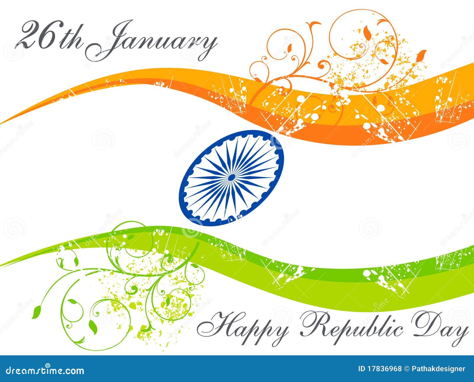 Abstract Republic Day Wallpaper Stock Vector - Illustration of ...