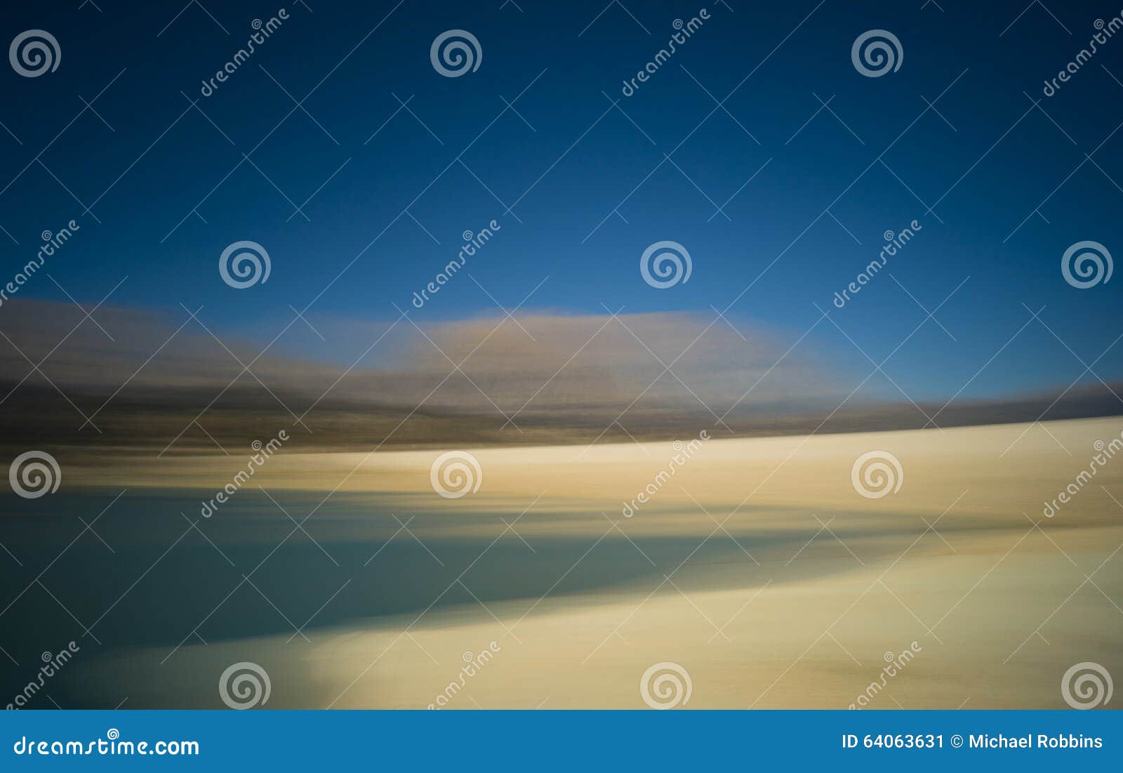 abstract of a reservoir at gombe, kas, turkey