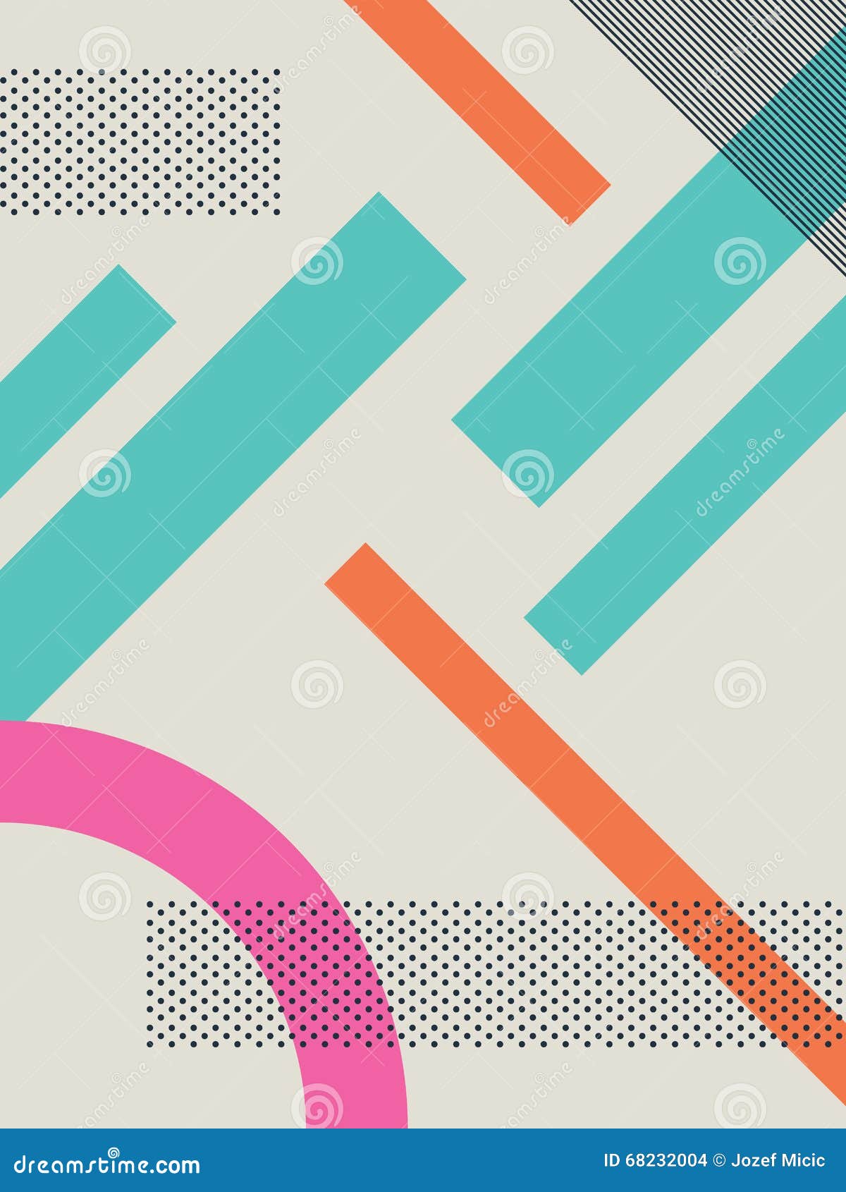 abstract retro 80s background with geometric s and pattern. material  wallpaper.