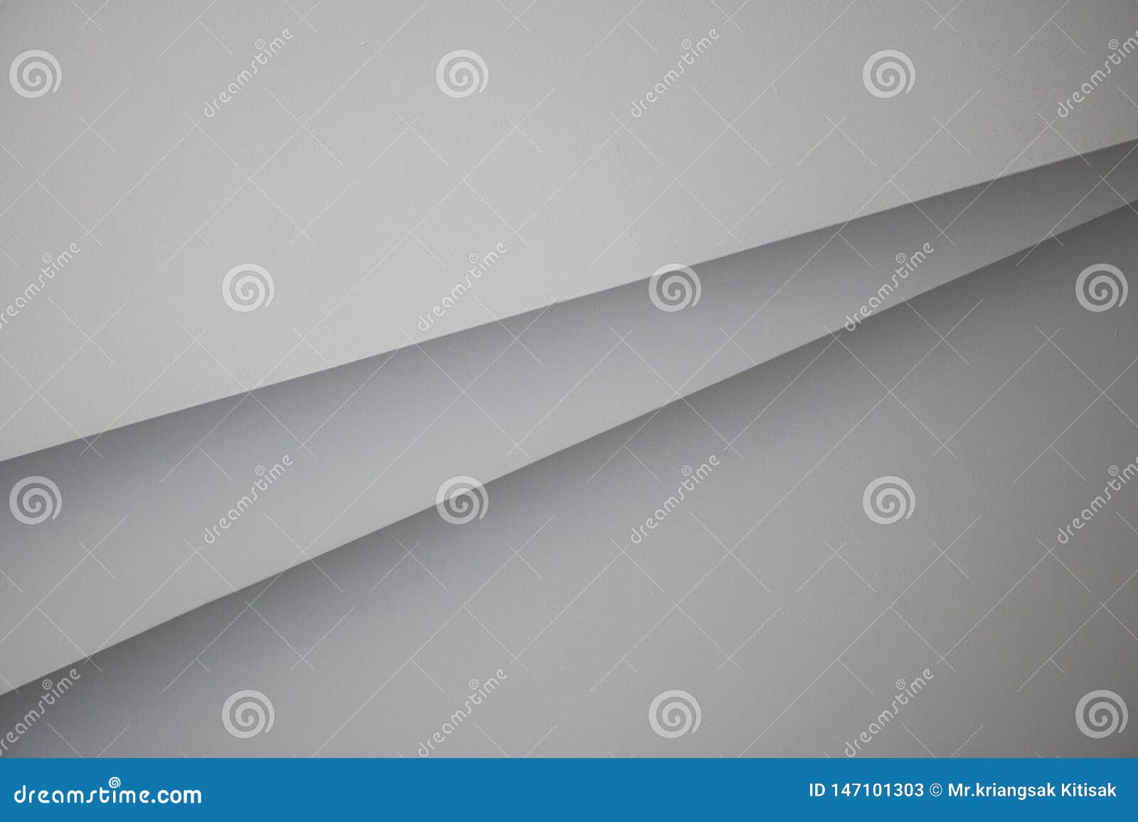 Abstract Room Stripe White Horizontal Pattern Wall Background.Modern