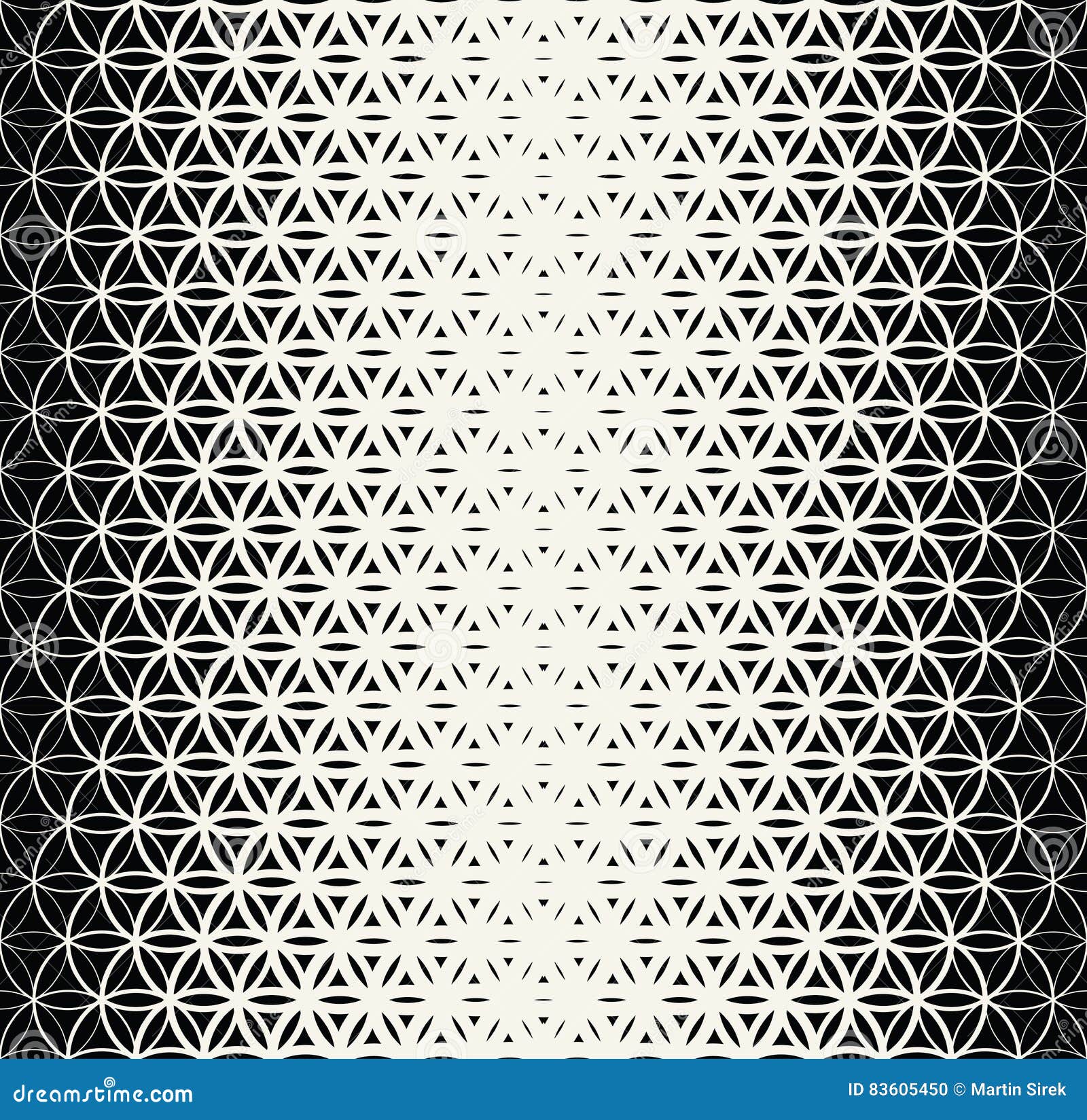 Flower Of Life Pattern Background