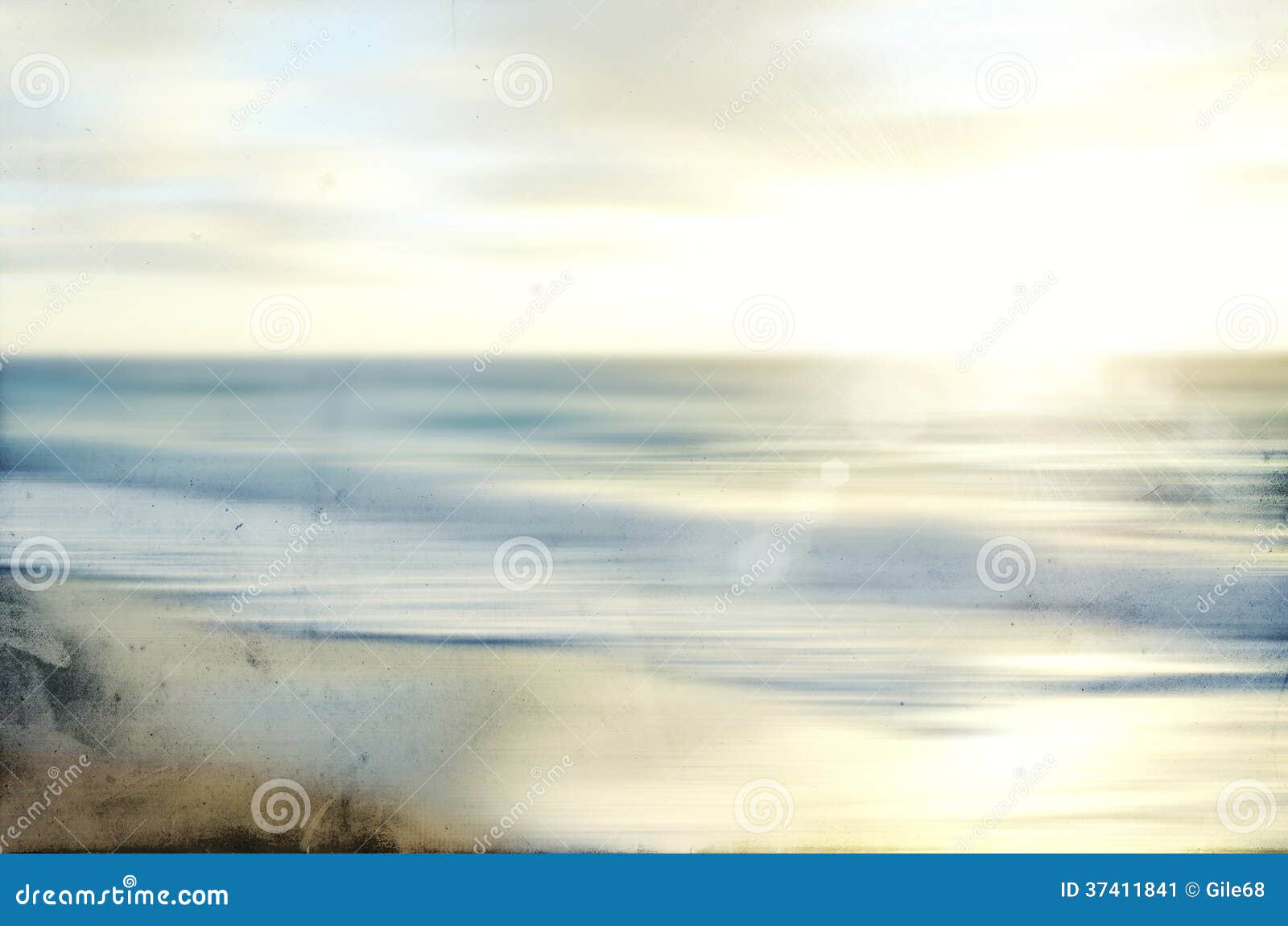 Abstract Sea Seascape with Old Paper Blurred Panning Motion Stock ...