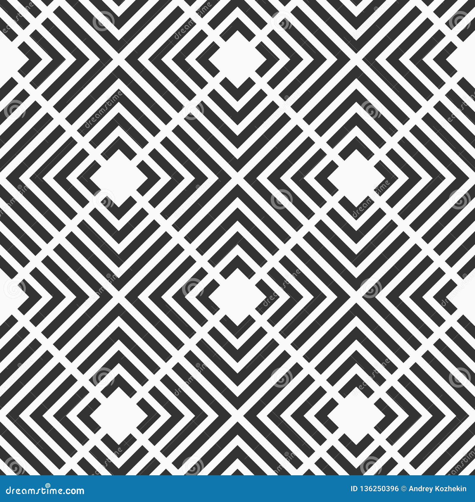 Abstract Seamless Lattice Pattern. Geometric Lattice. Modern Stylish