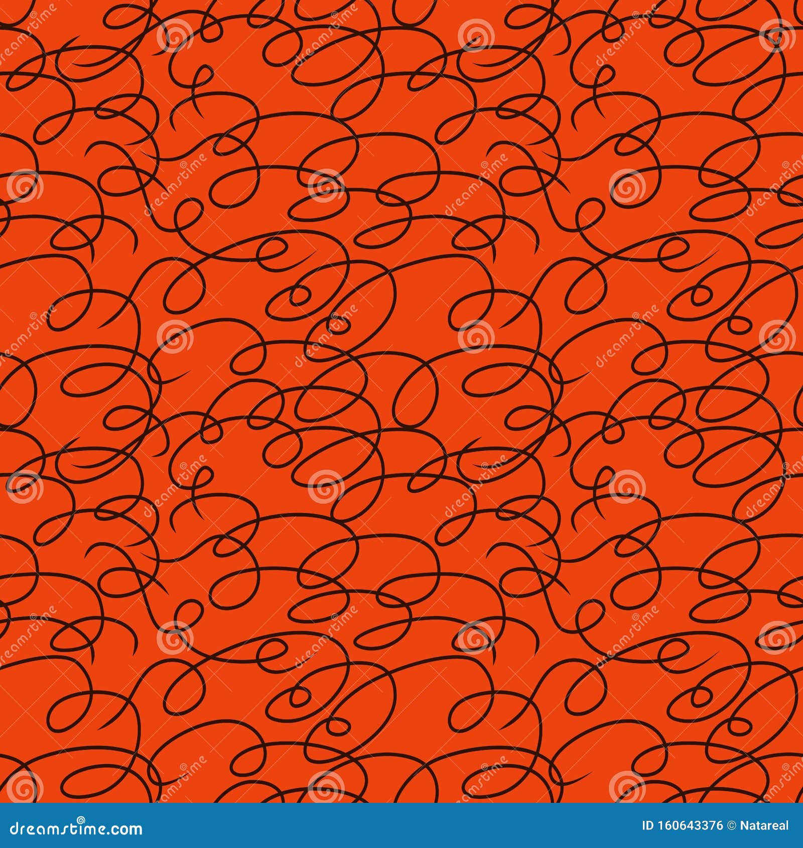 Abstract Seamless Pattern in Brown and Orange Colors Stock Vector Illustration of abstract