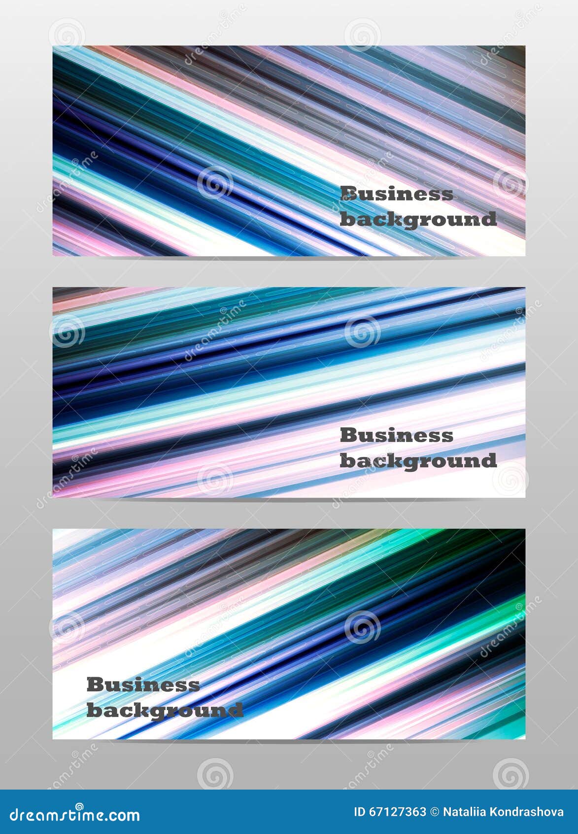 Abstract Set Business Banner Backgrounds Stock Vector - Illustration of