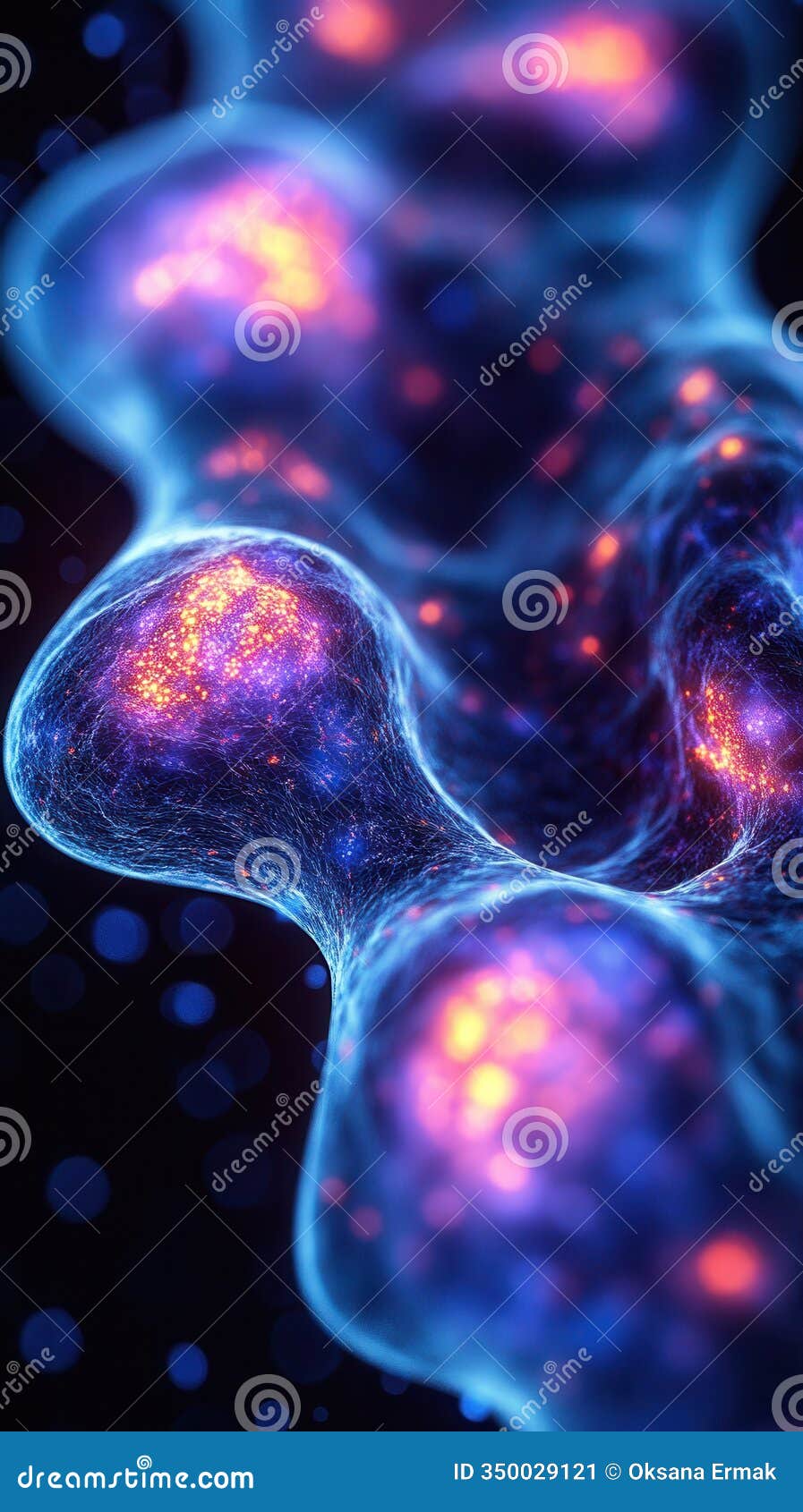 abstract s inspired by microscopic plankton and aquatic microorganisms