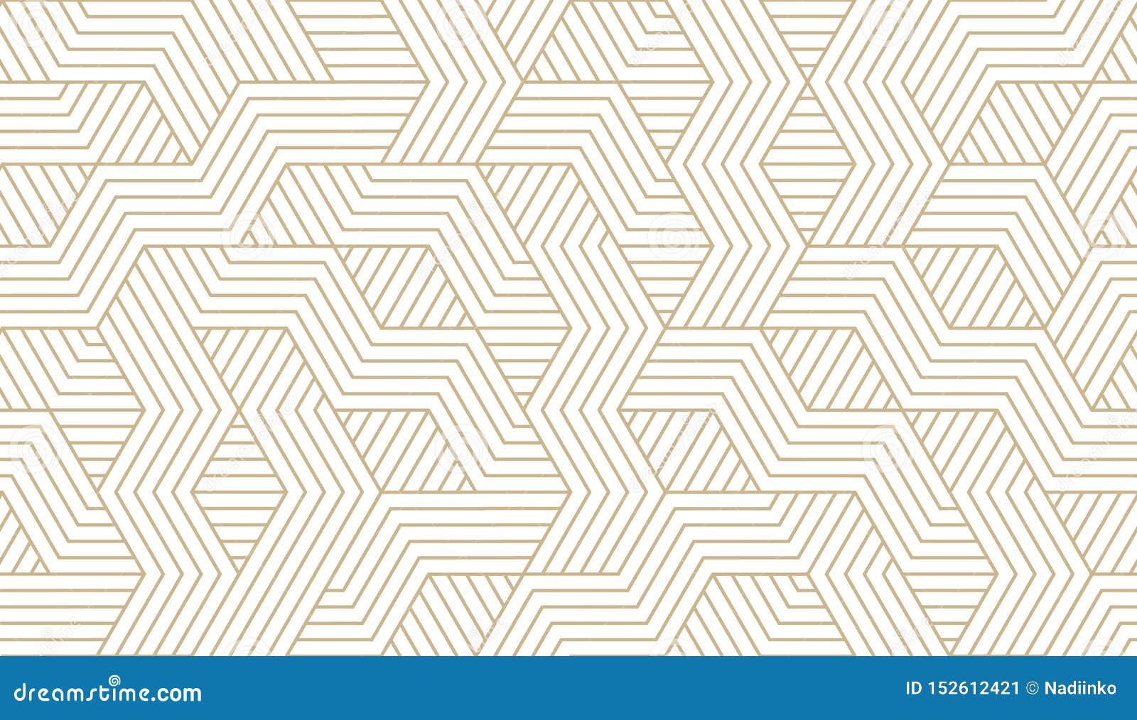 abstract simple geometric  seamless pattern with gold line texture on white background. light modern simple