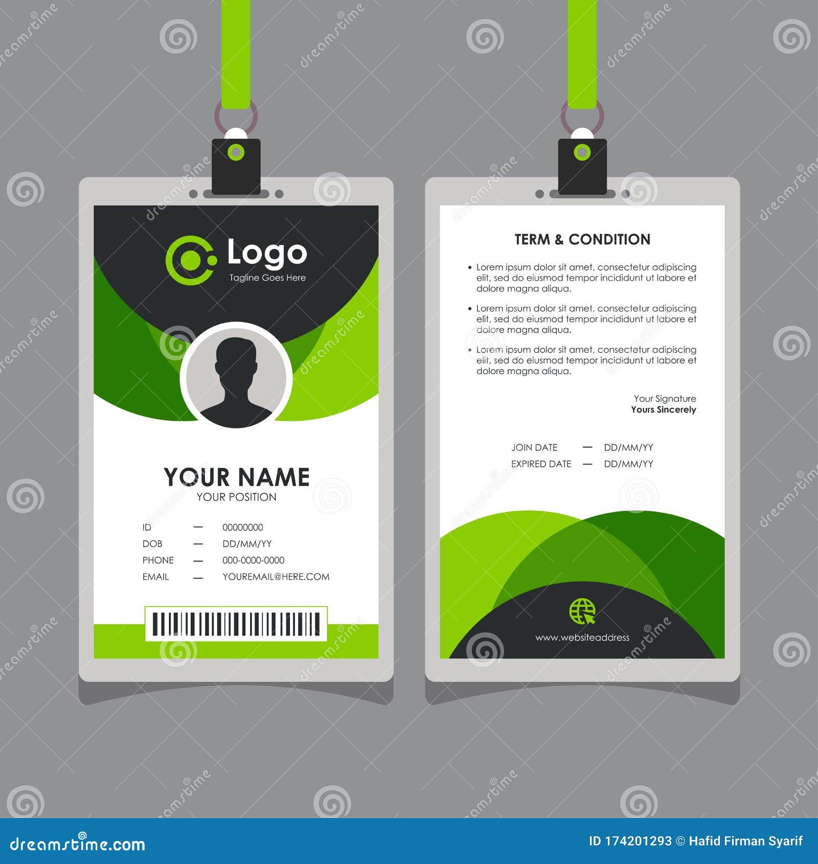 Id Card Design Vector