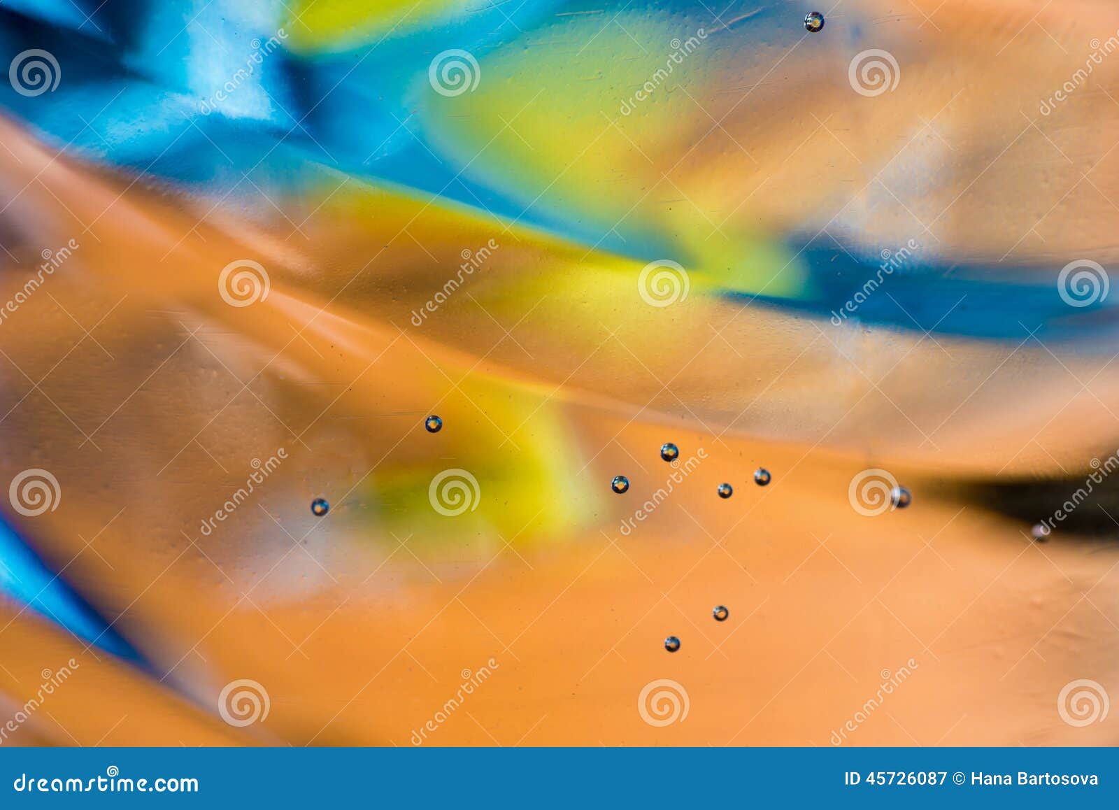 abstract skew orange -blue background