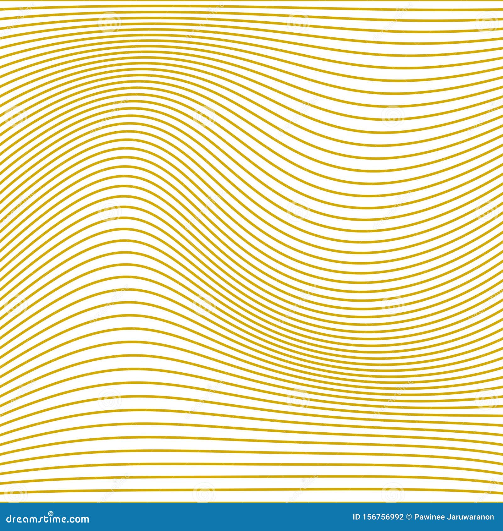 Abstract Golden Stripe Wave Lines Pattern Background. Stock