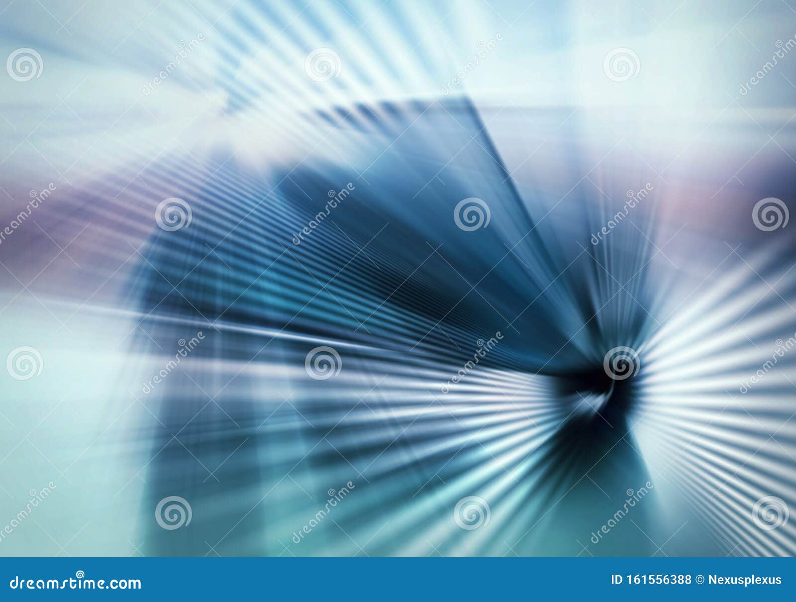 abstract soft blue and white background with light and straight lines of light rays and shadows intercrossing