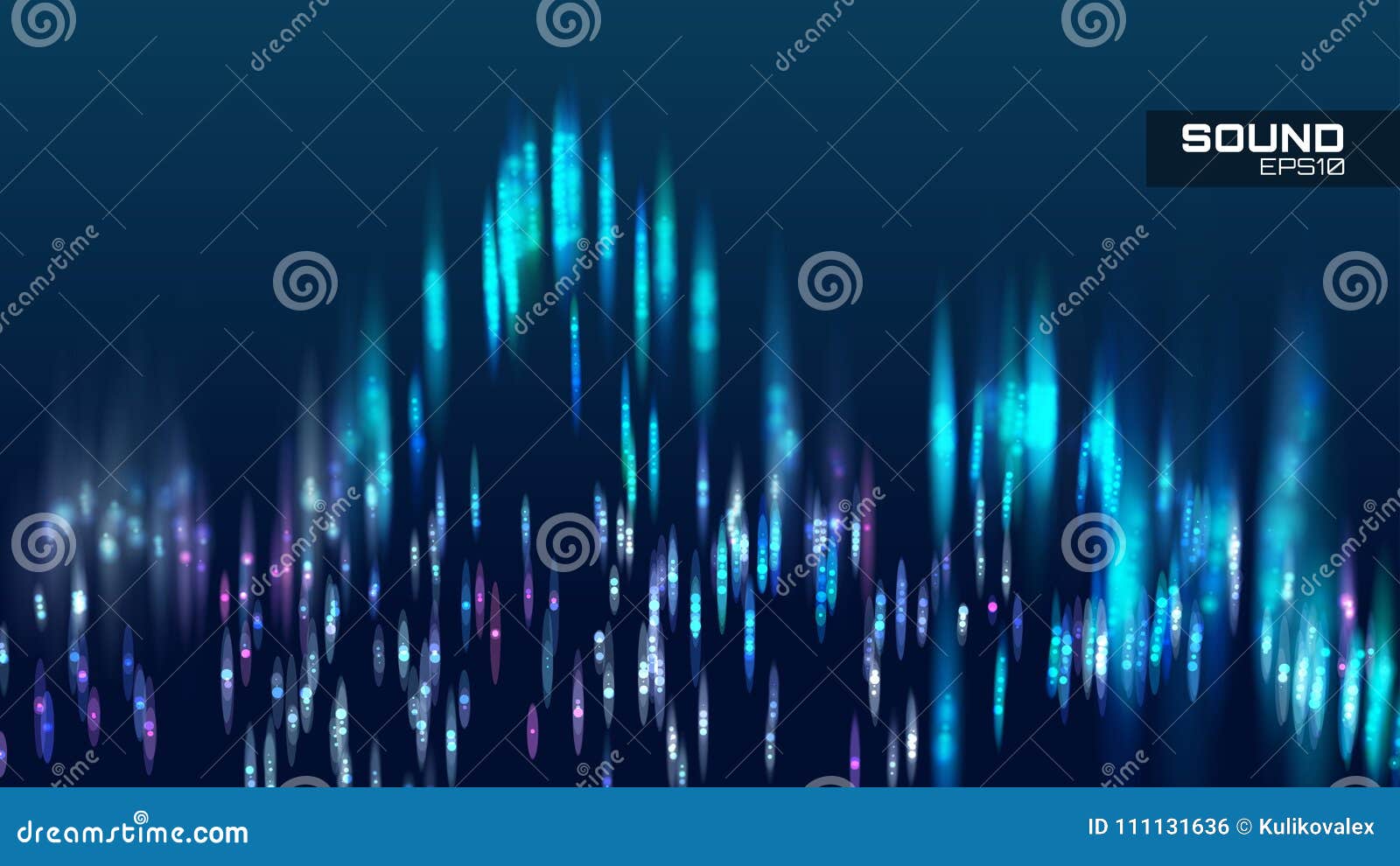 abstract sound wave  background. tune spectrum soundwave