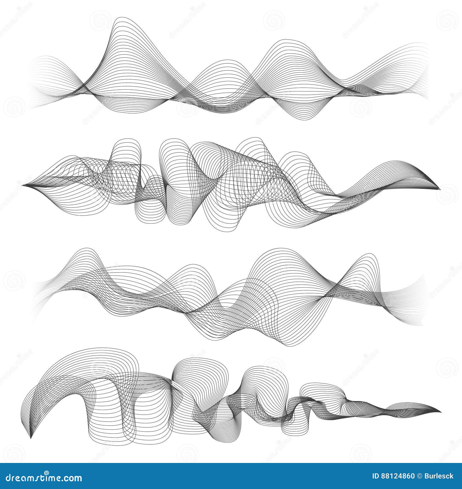 abstract sound waves  on white background. digital music signal soundwave s  
