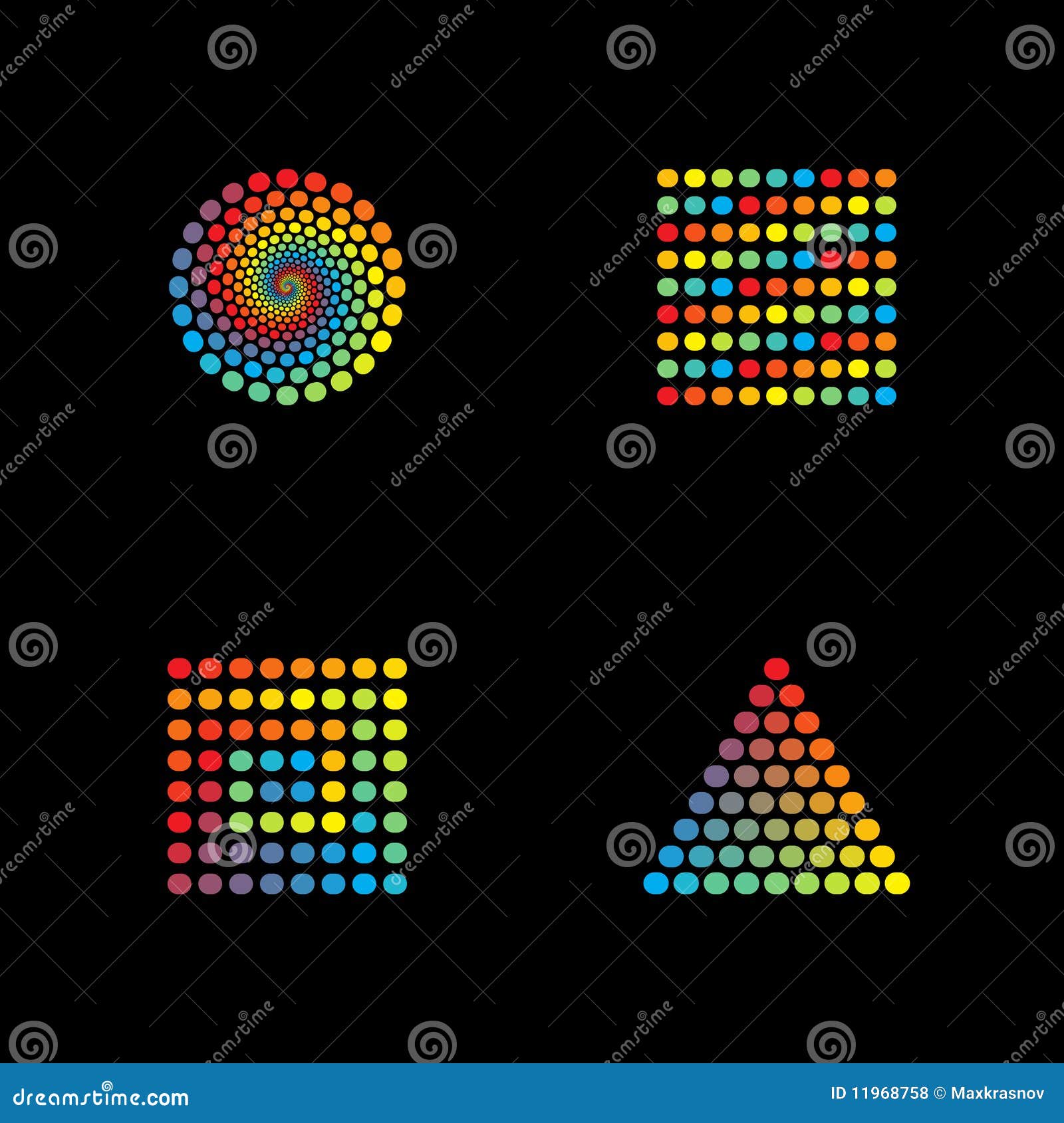 Abstract spectrum design stock vector. Illustration of bright 11968758
