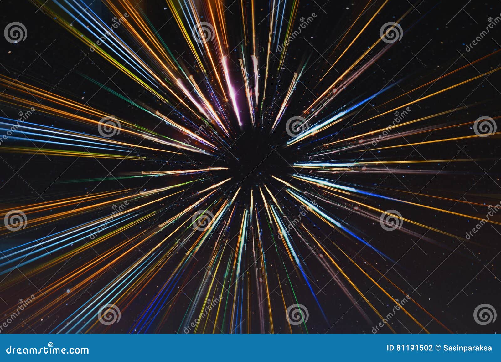 abstract speed lines motion, with stars background, space travel, time travel concept