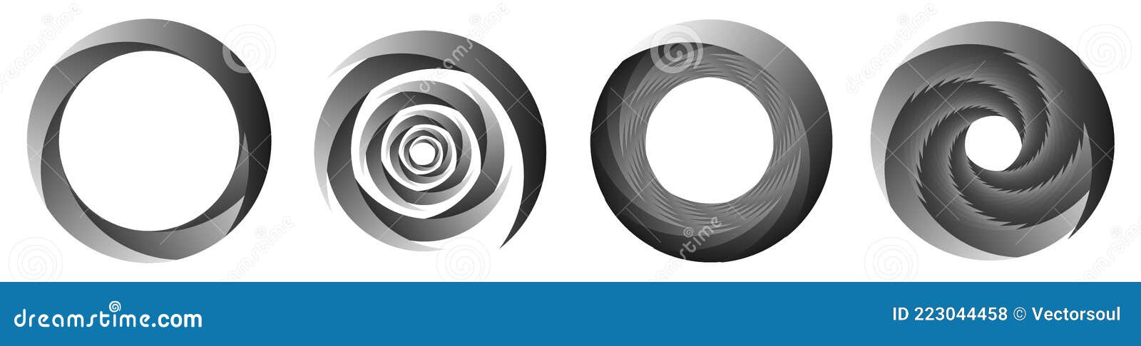 abstract spiral, swirl, twirl  . curlicue, rotating . volute, vortex, helix 