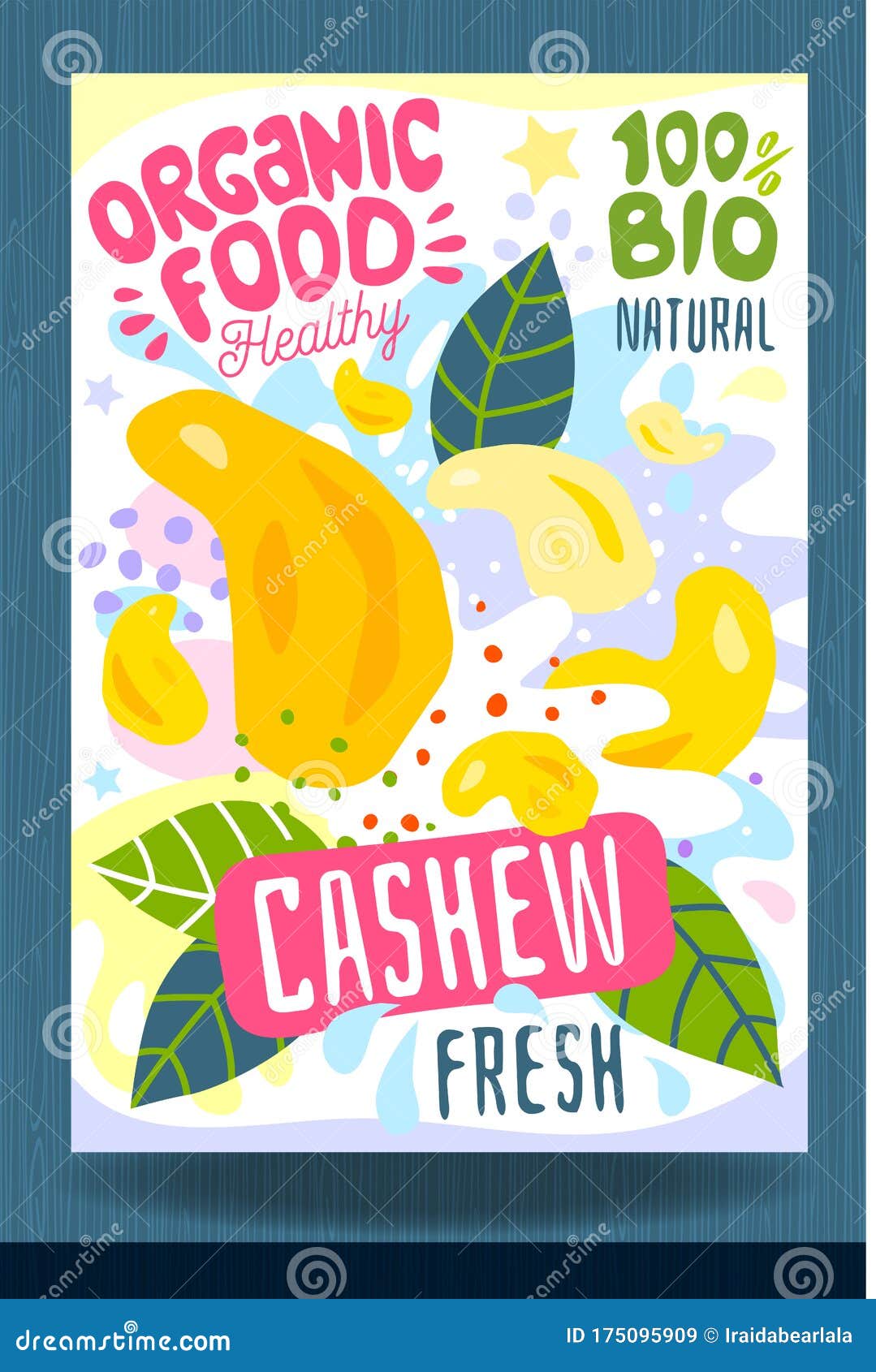 Download Abstract Splash Food Label Template. Colorful Brush Stroke. Nuts, Vegetables, Herbs, Spices ...