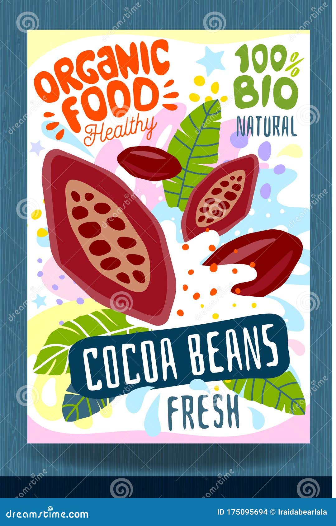 Download Abstract Splash Food Label Template. Colorful Brush Stroke. Nuts, Vegetables, Herbs, Spices ...