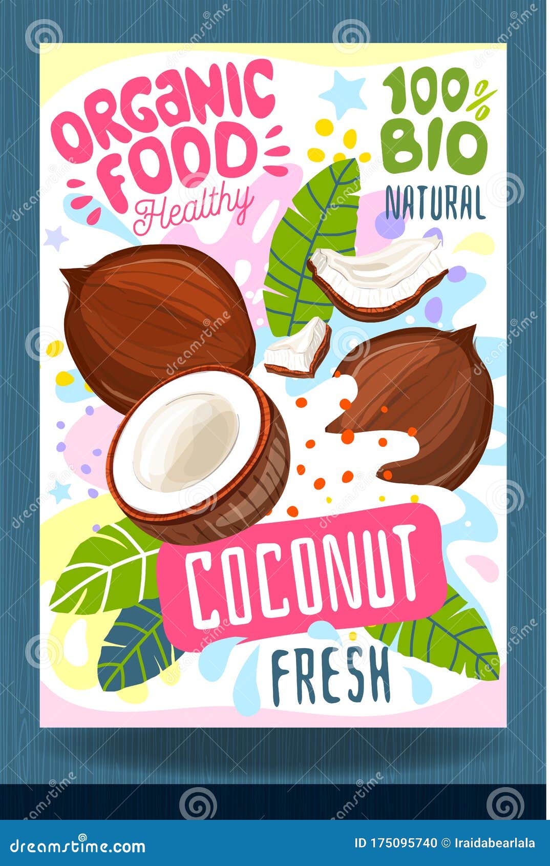 Download Abstract Splash Food Label Template. Colorful Brush Stroke. Nuts, Vegetables, Herbs, Spices ...