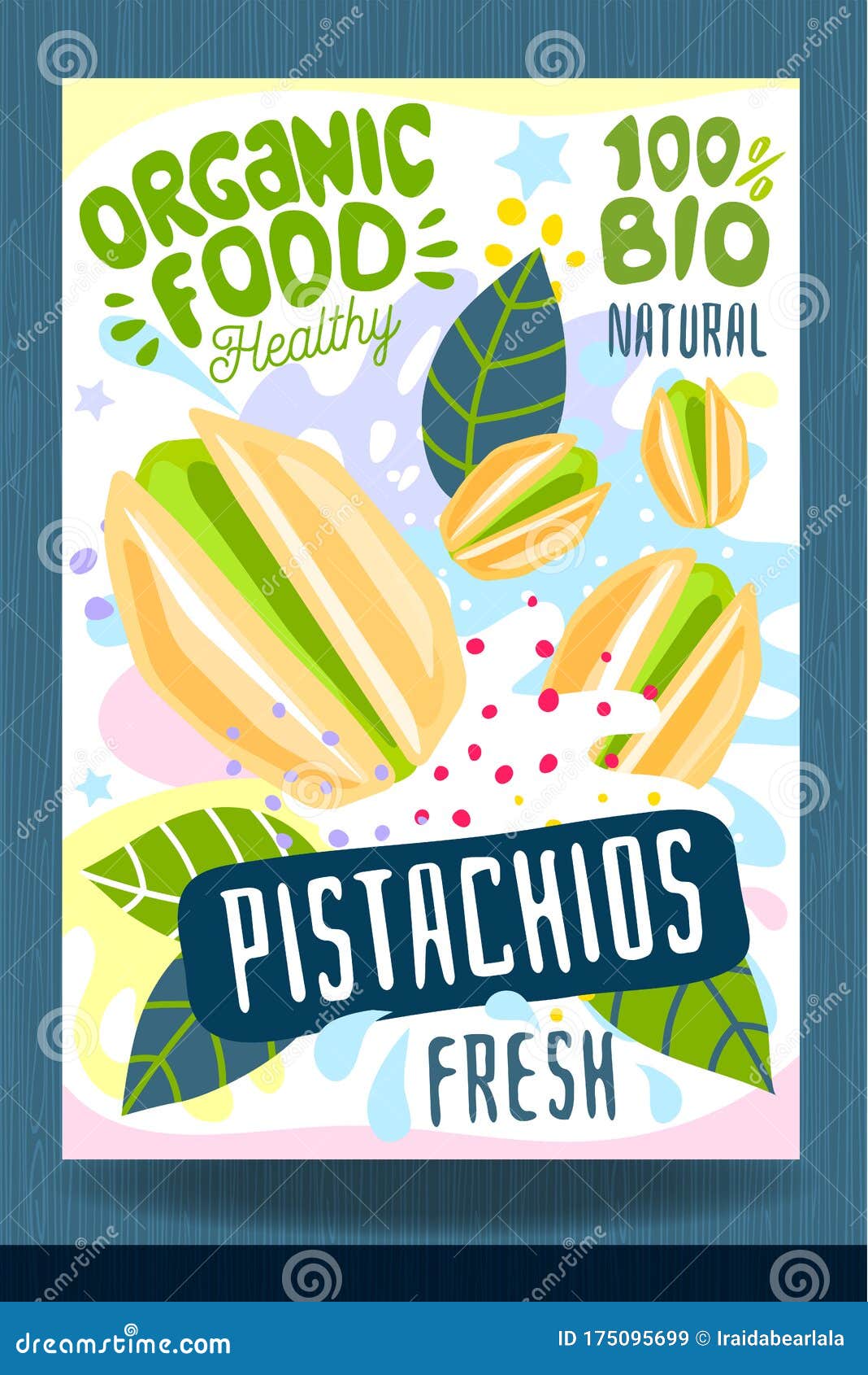 Download Abstract Splash Food Label Template. Colorful Brush Stroke. Nuts, Vegetables, Herbs, Spices ...