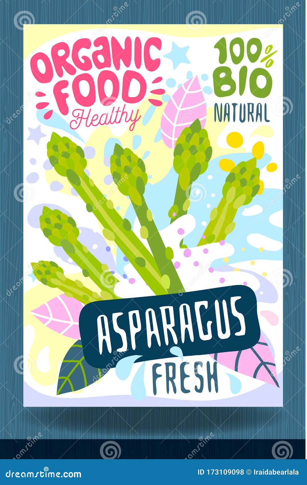 Download Abstract Splash Food Label Template. Colorful Brush Stroke. Vegetables, Fruits, Spices, Package ...