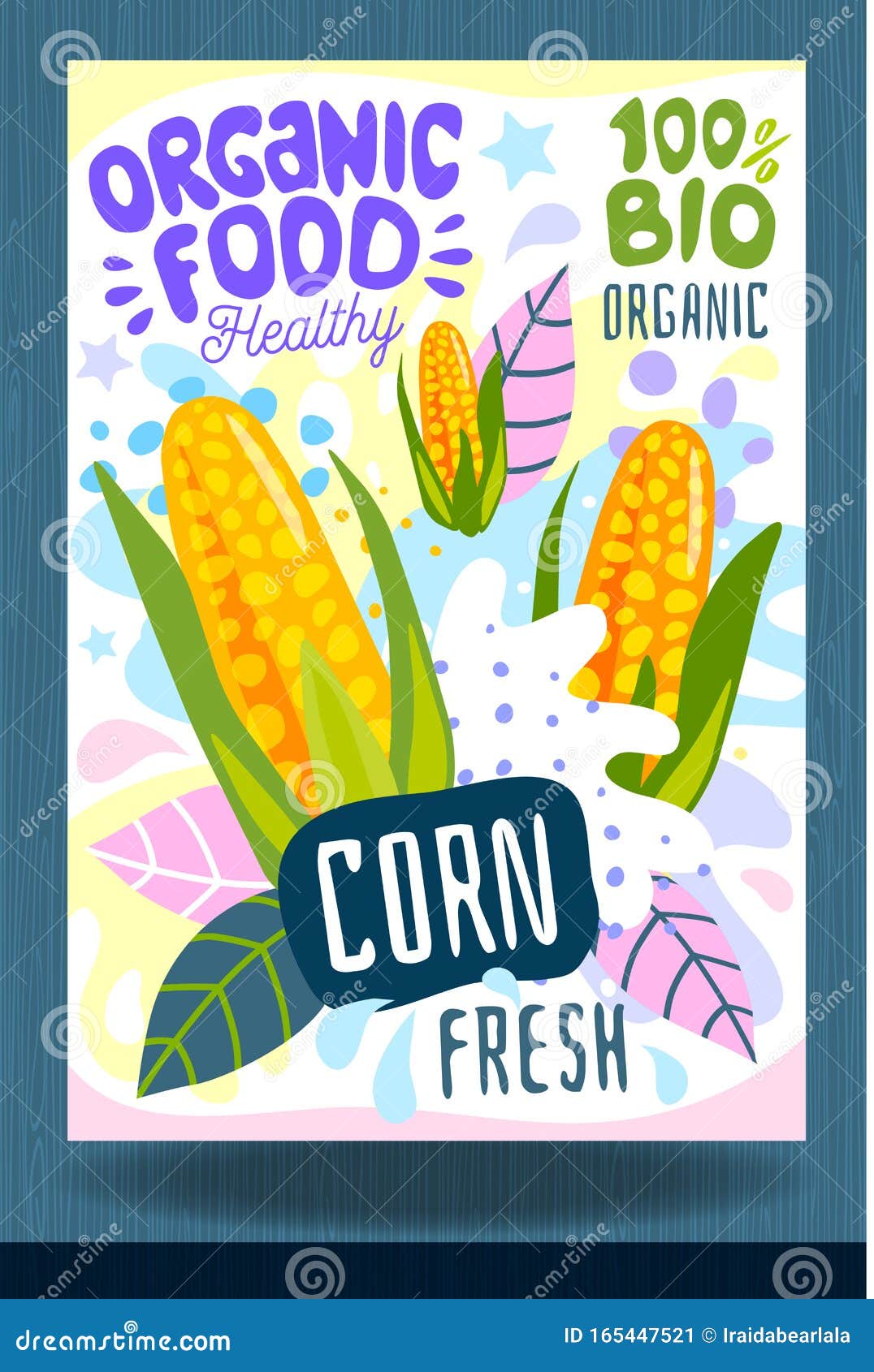 Spices label design template