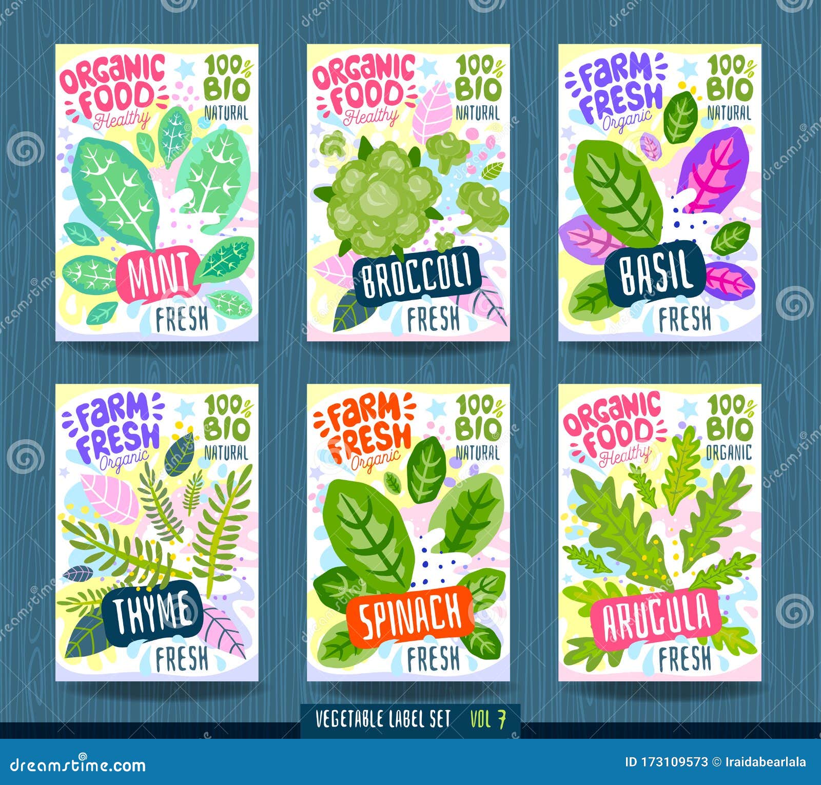 Download Abstract Splash Food Label Template. Vegetables, Fruits ...