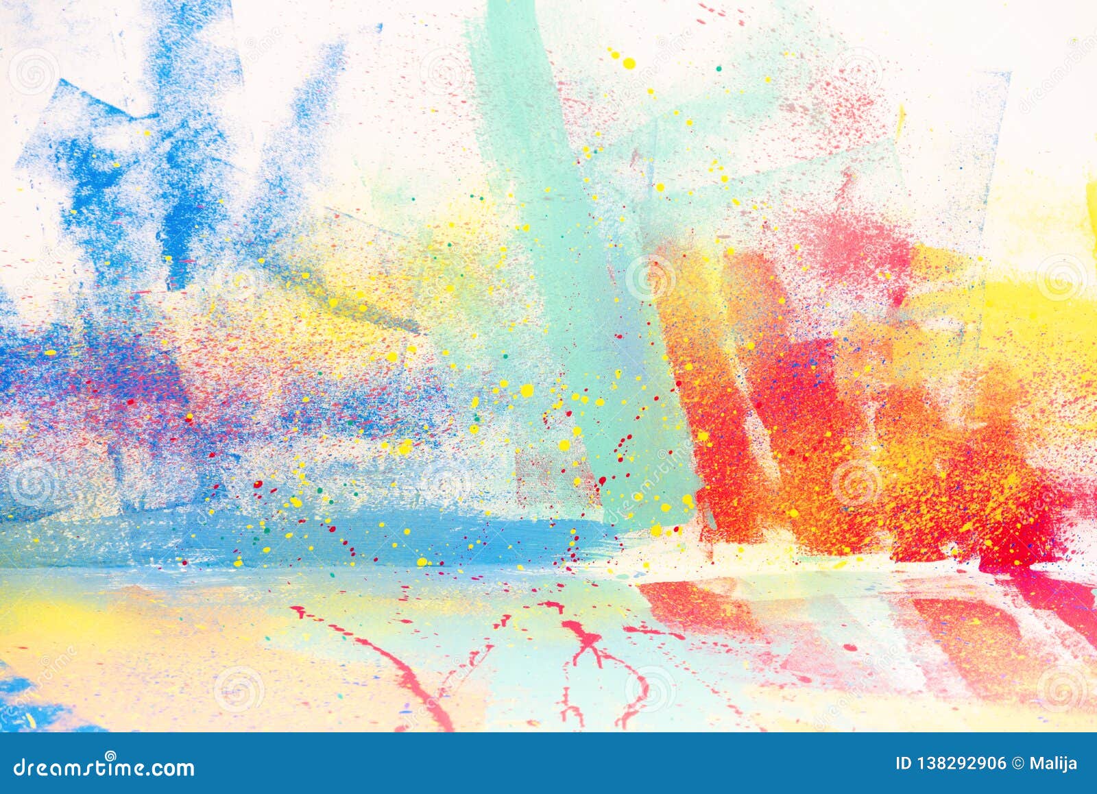 abstract splatter watercolor background