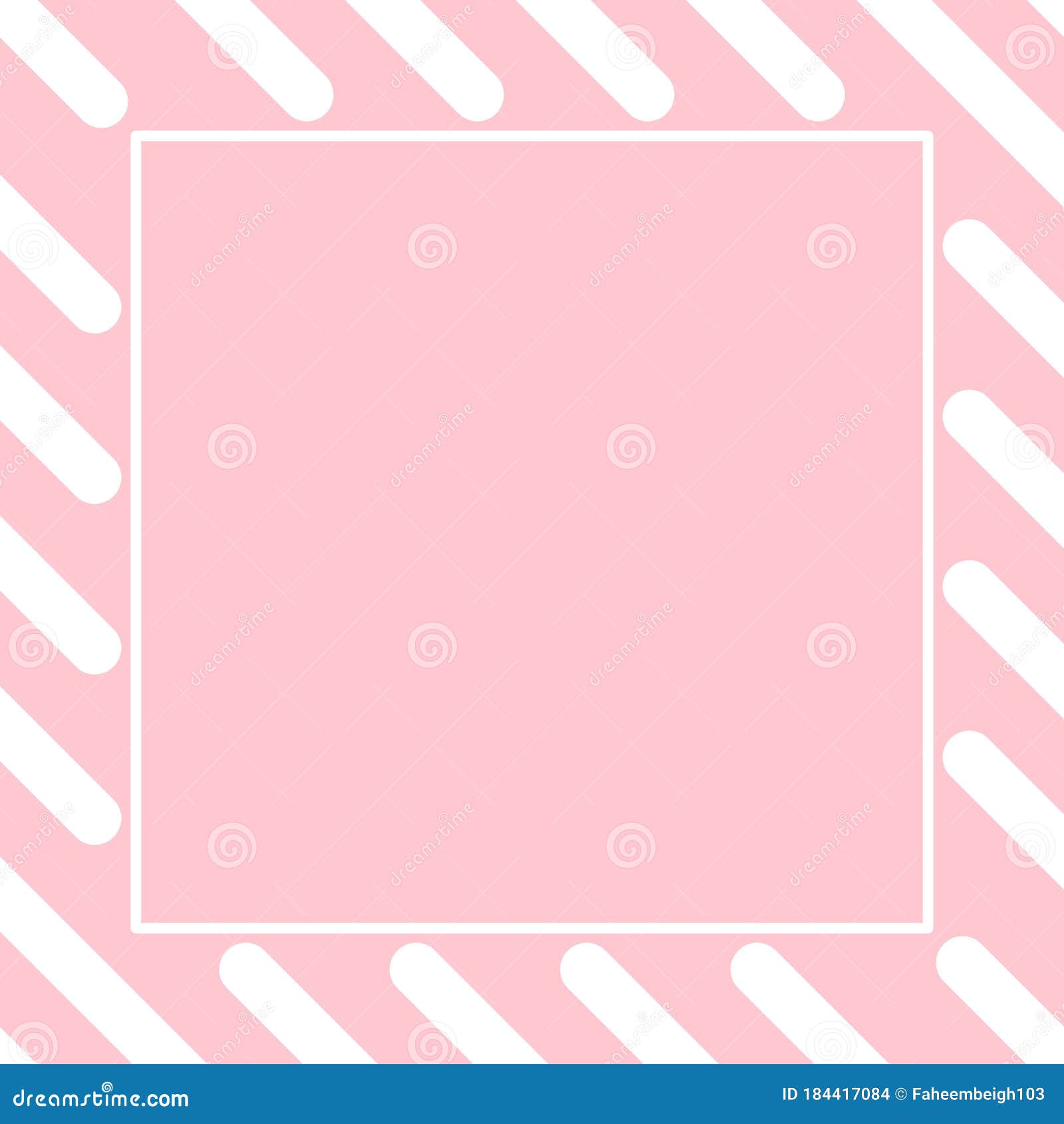 Abstract Square Frame Illustration. Empty Space for Text Stock