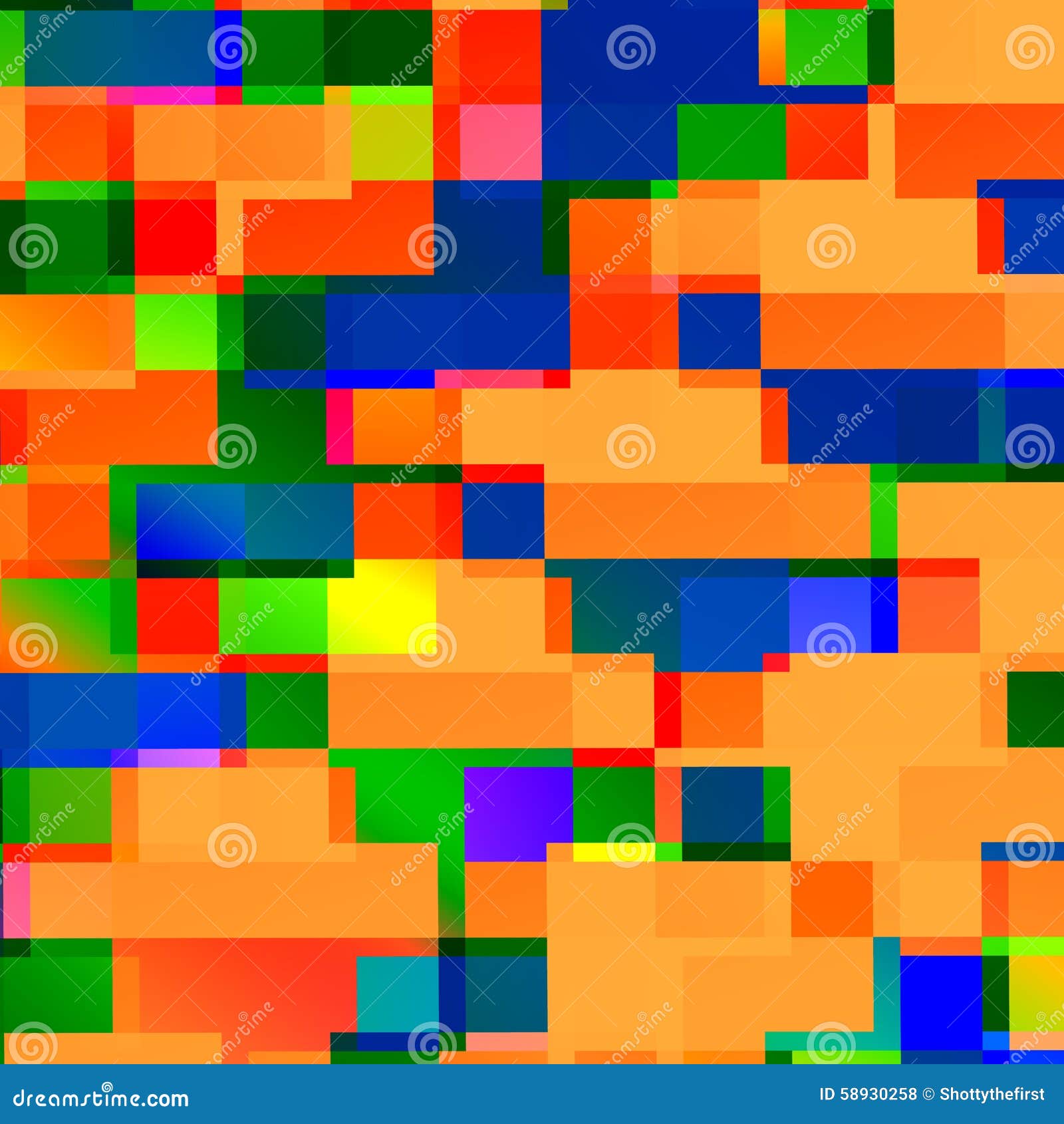 Abstract Square Shapes Background. Lines Art. Funny Party Theme. Brick  Space. Small Decorative Box Set. Modern Style. Colors. Stock Illustration -  Illustration of funny, header: 58930258