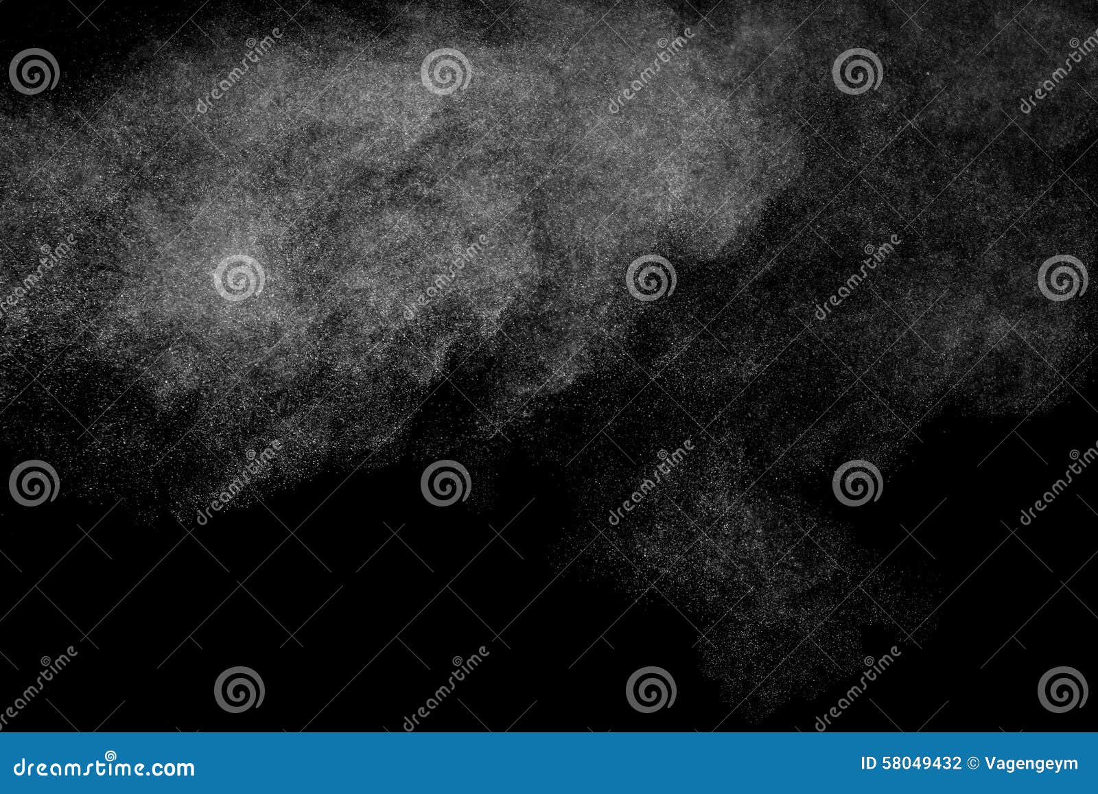 Abstract Steam on a Black Background. Stock Photo Image of black