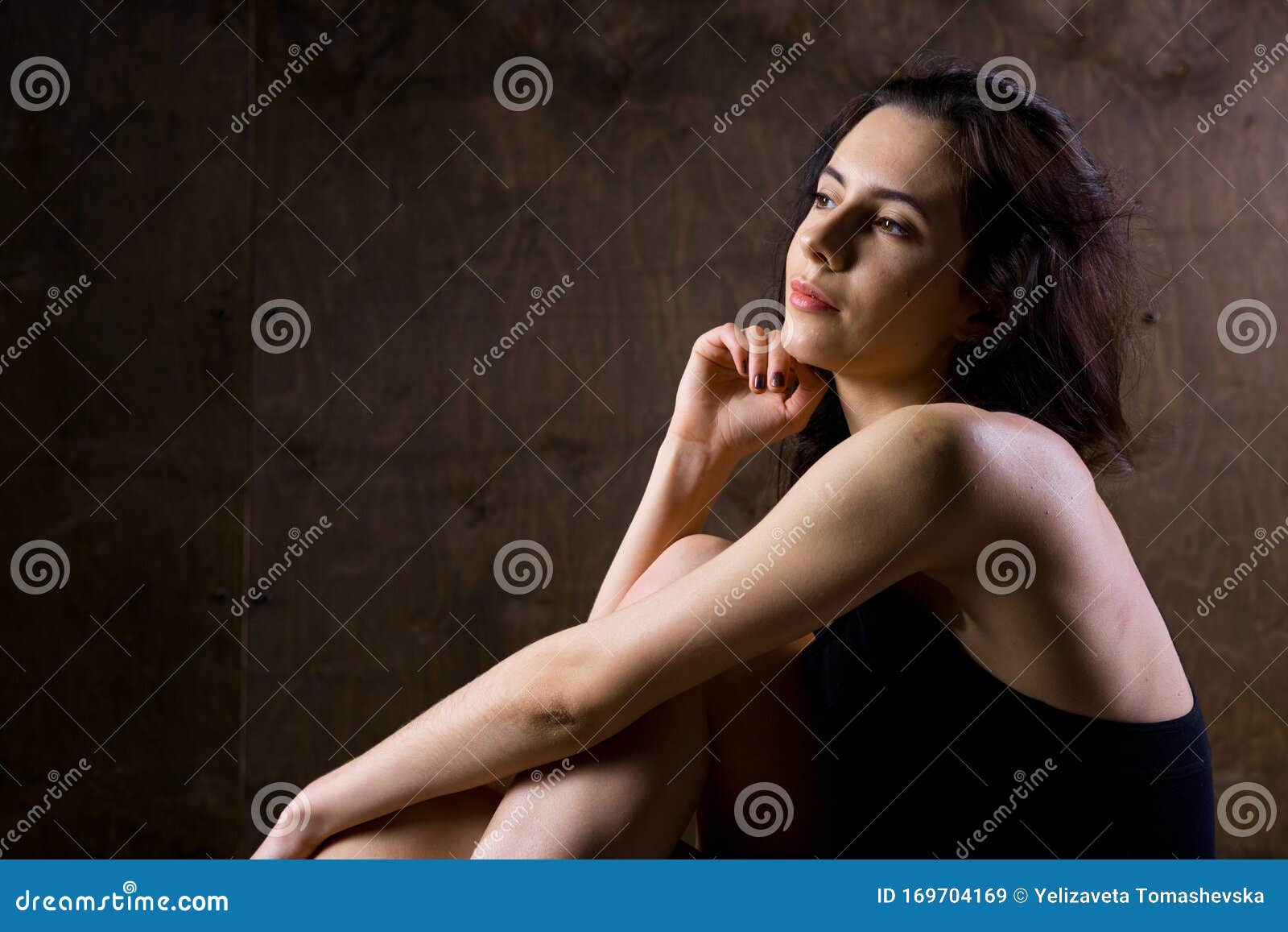 Abstract And Stress Emotional Concept. Depressed Girl In ...