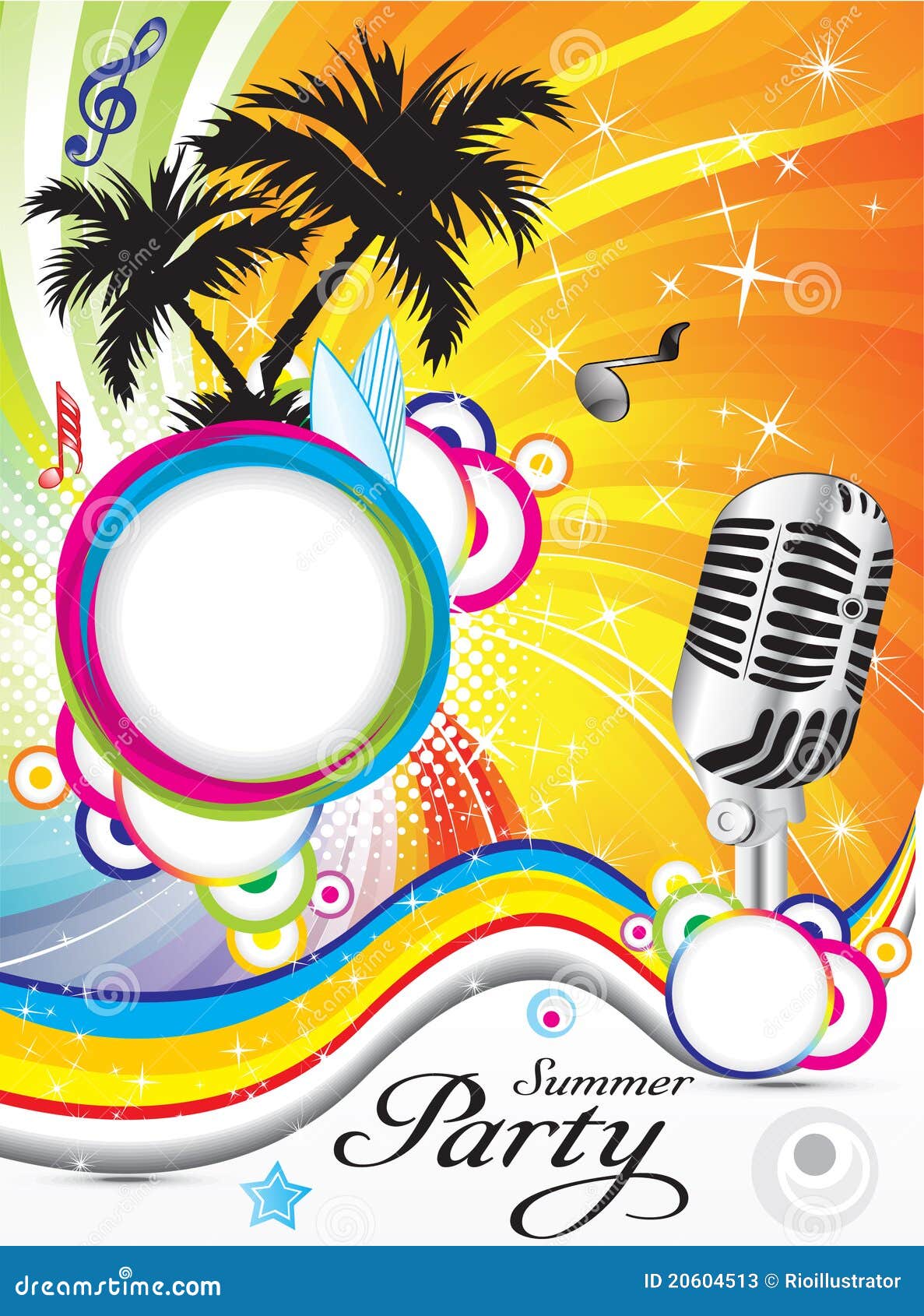 Abstract Summer Party Background Stock Photos - Image: 20604513