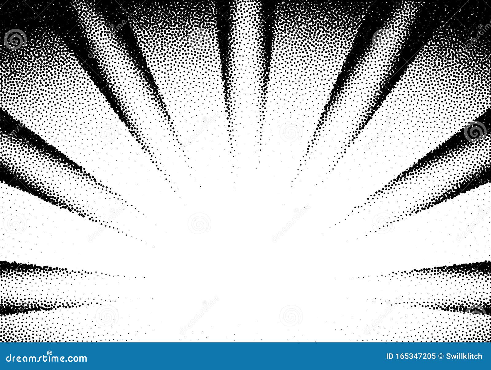 Dotwork sun rays card with stippled dots in vintage or grungy tattoo retro  style Stock Vector Image  Art  Alamy